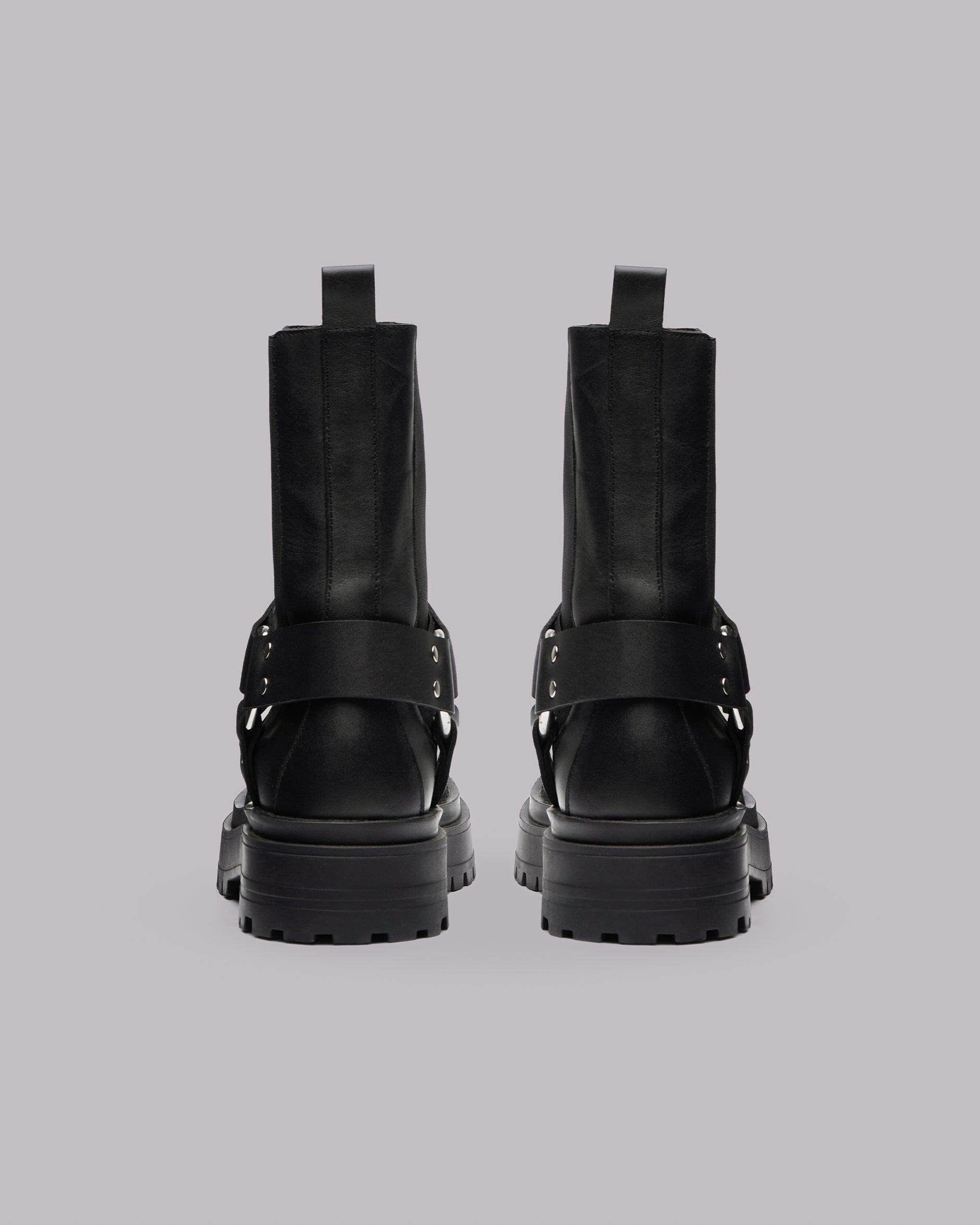 Black Biker Boots - Product photo