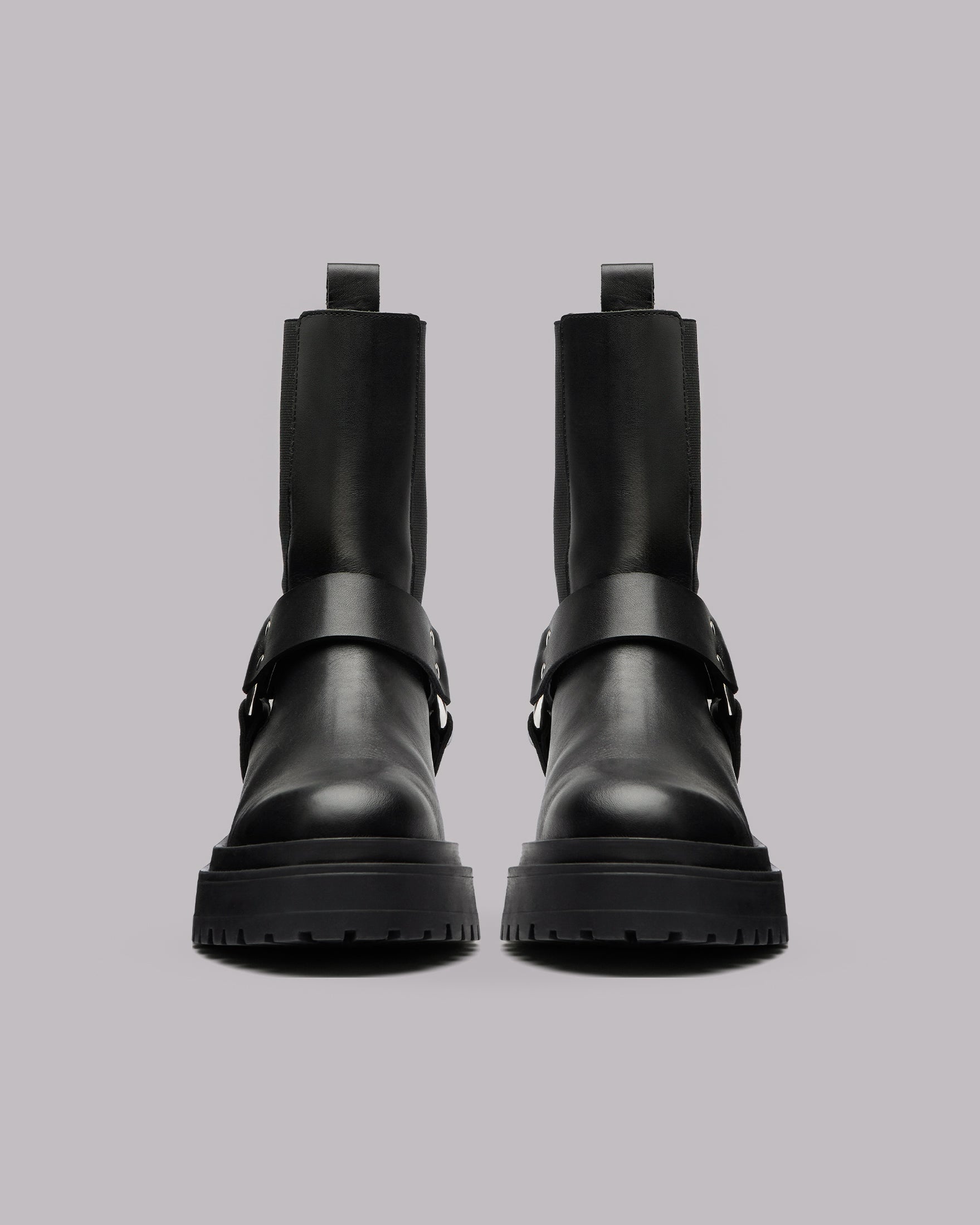 Black Biker Boots - Product photo