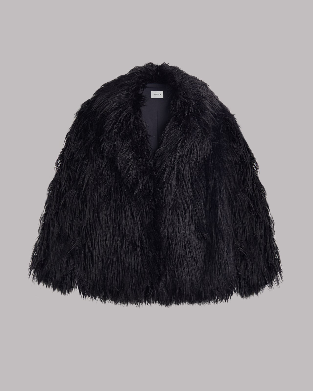 Black Fluffy Jacket - Product photo