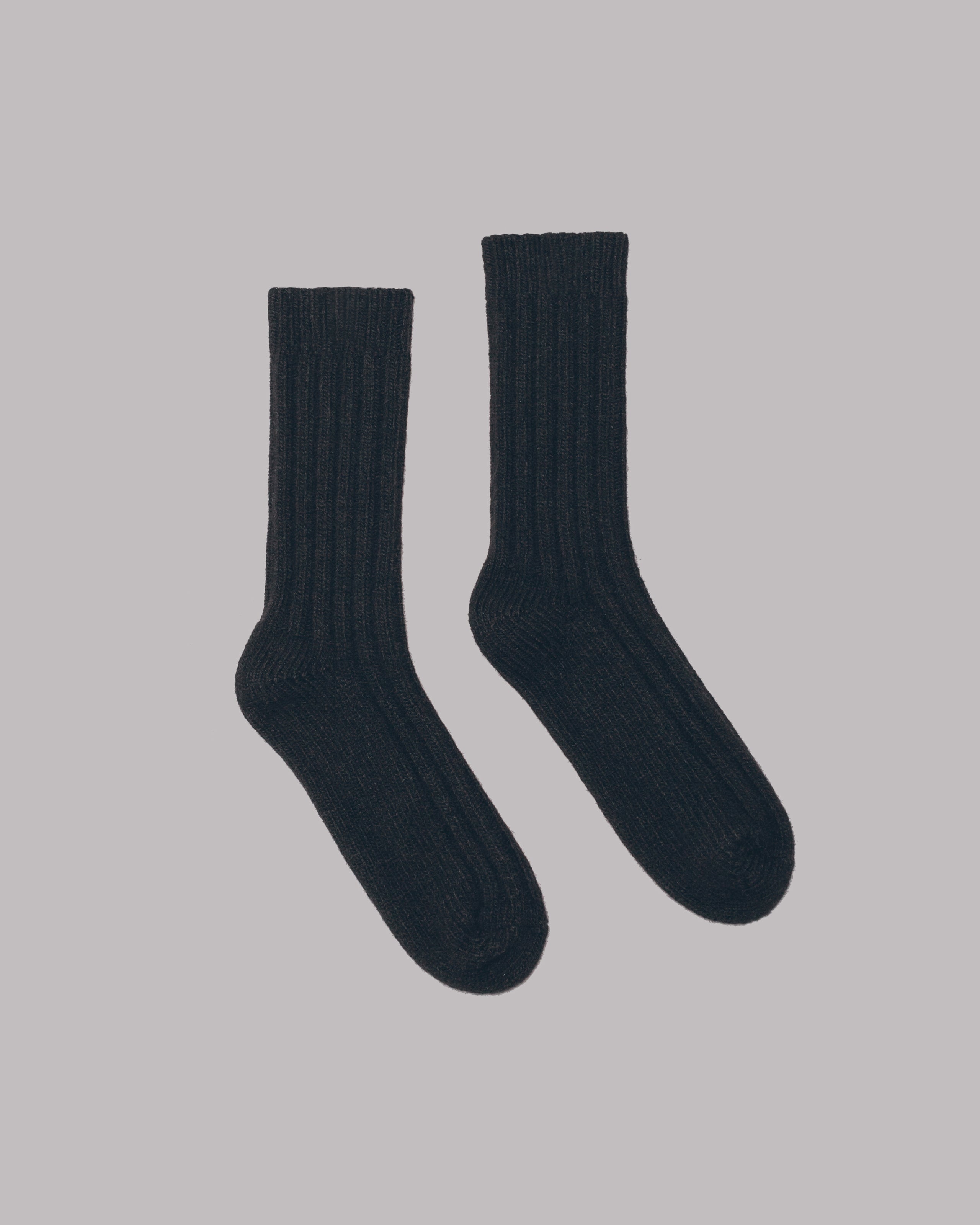 Black Knitted Socks - Product photo