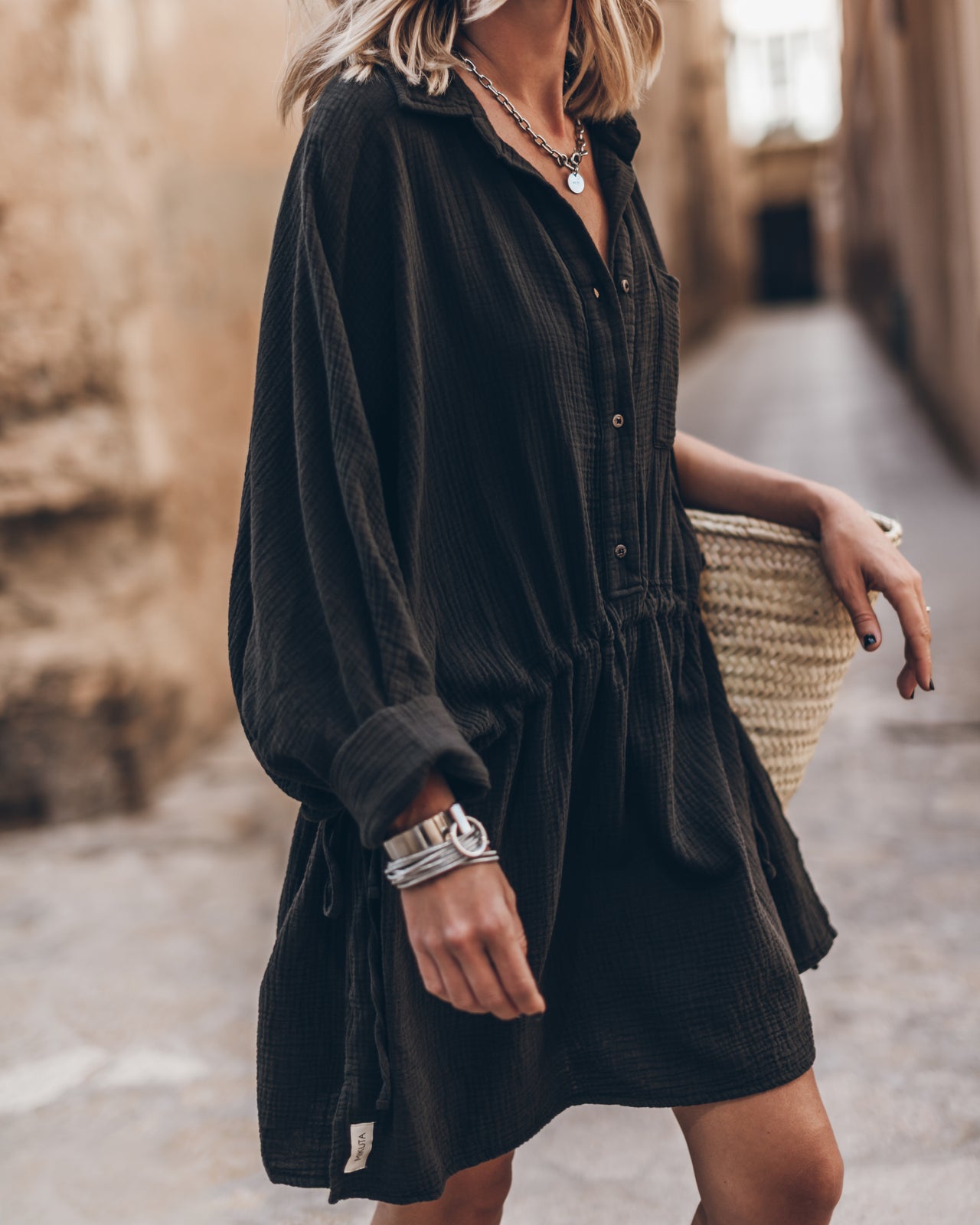 The Black Original Shirt Dress