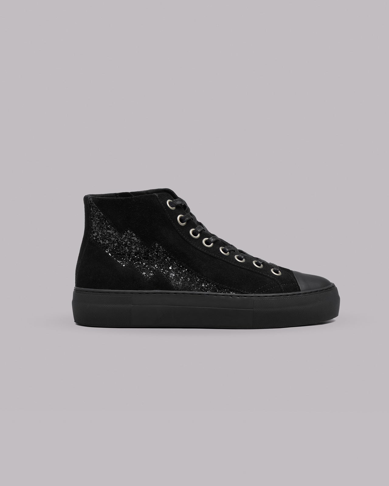 Black Platform Sneakers - Product photo