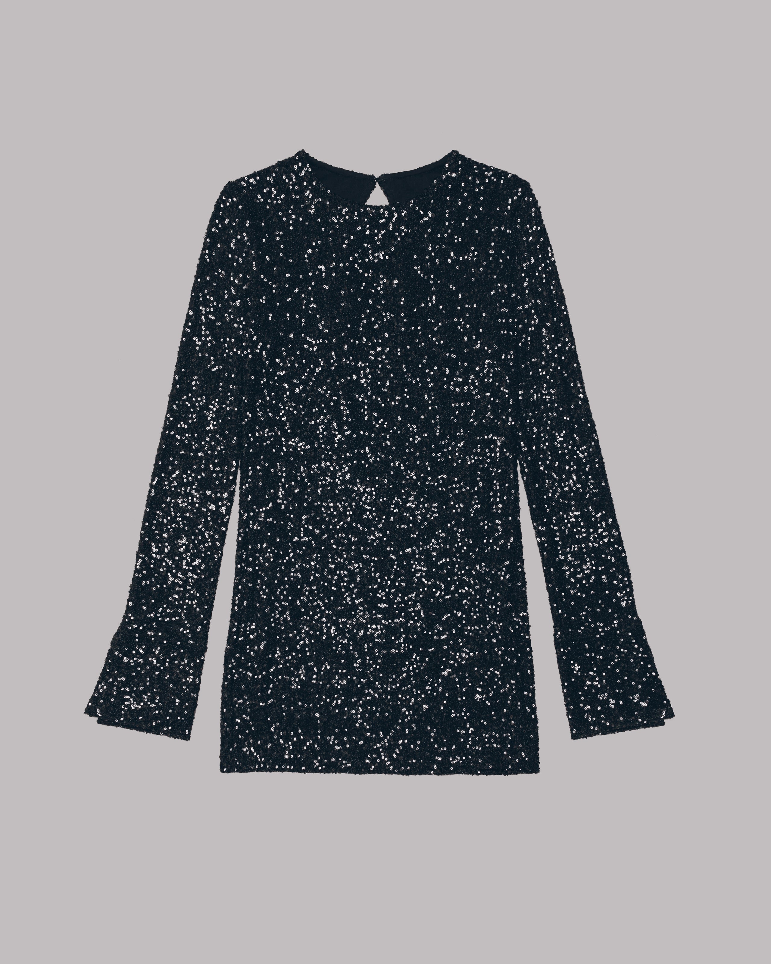 Black Sequin Dress - Product photo