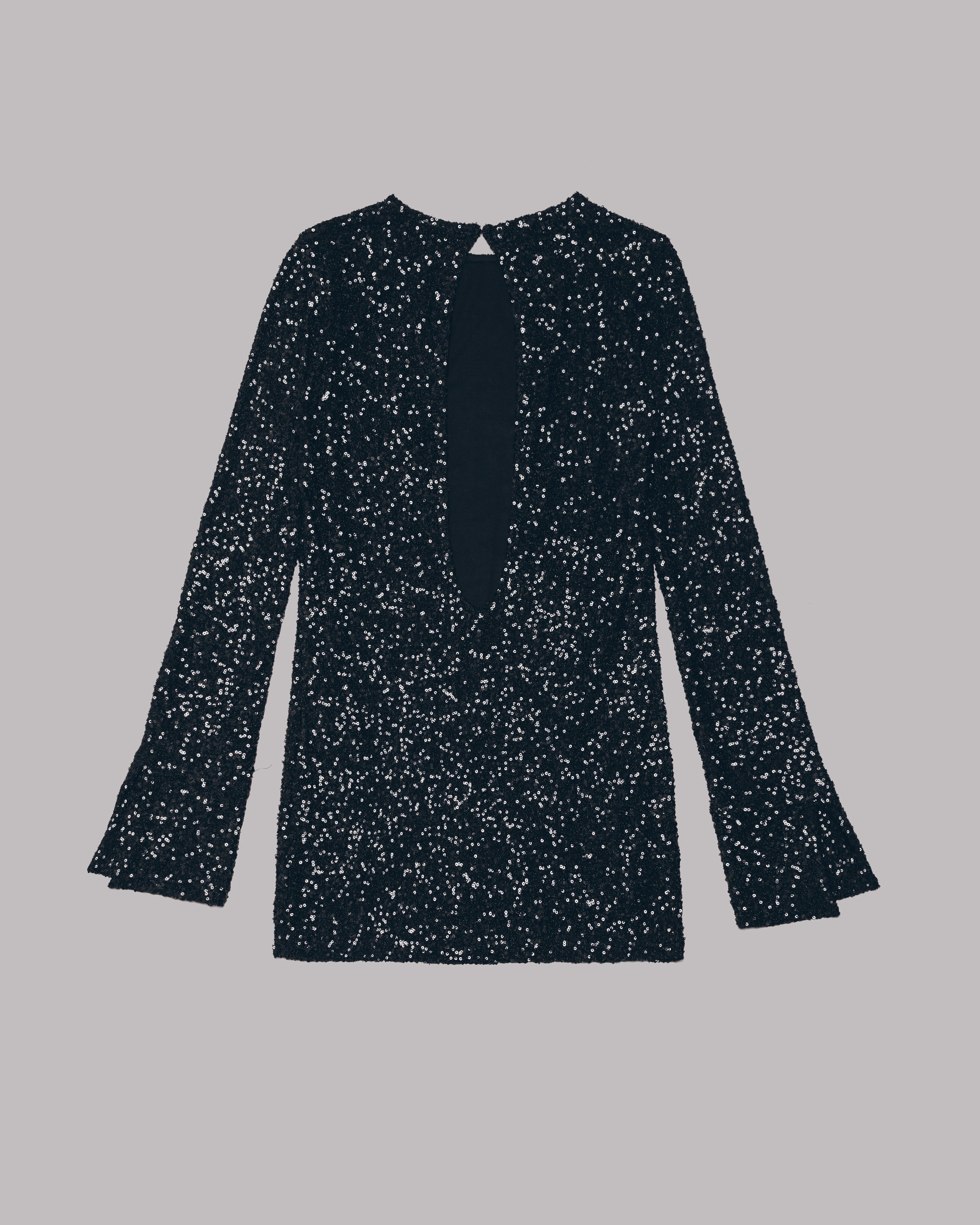 Black Sequin Dress - Product photo