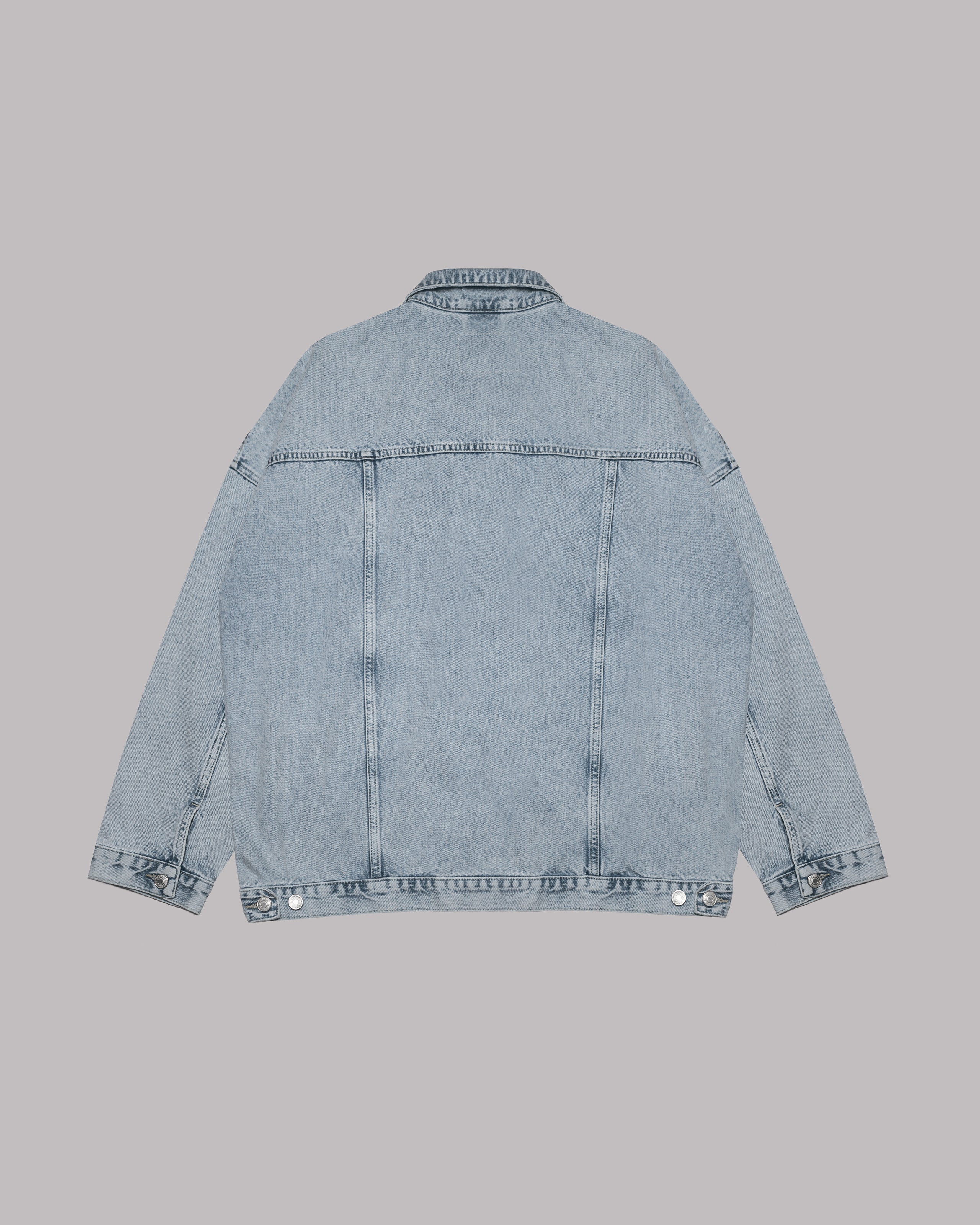 Blue Oversized Denim Jacket - Product photo
