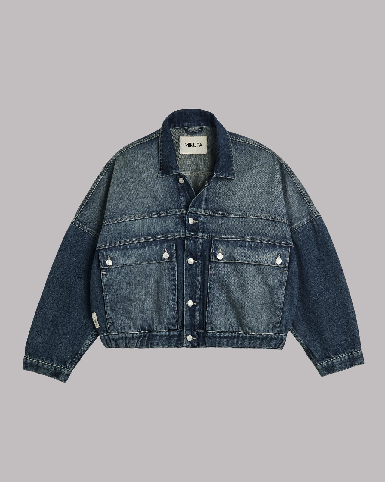 Dark Blue Denim Jacket - Product photo