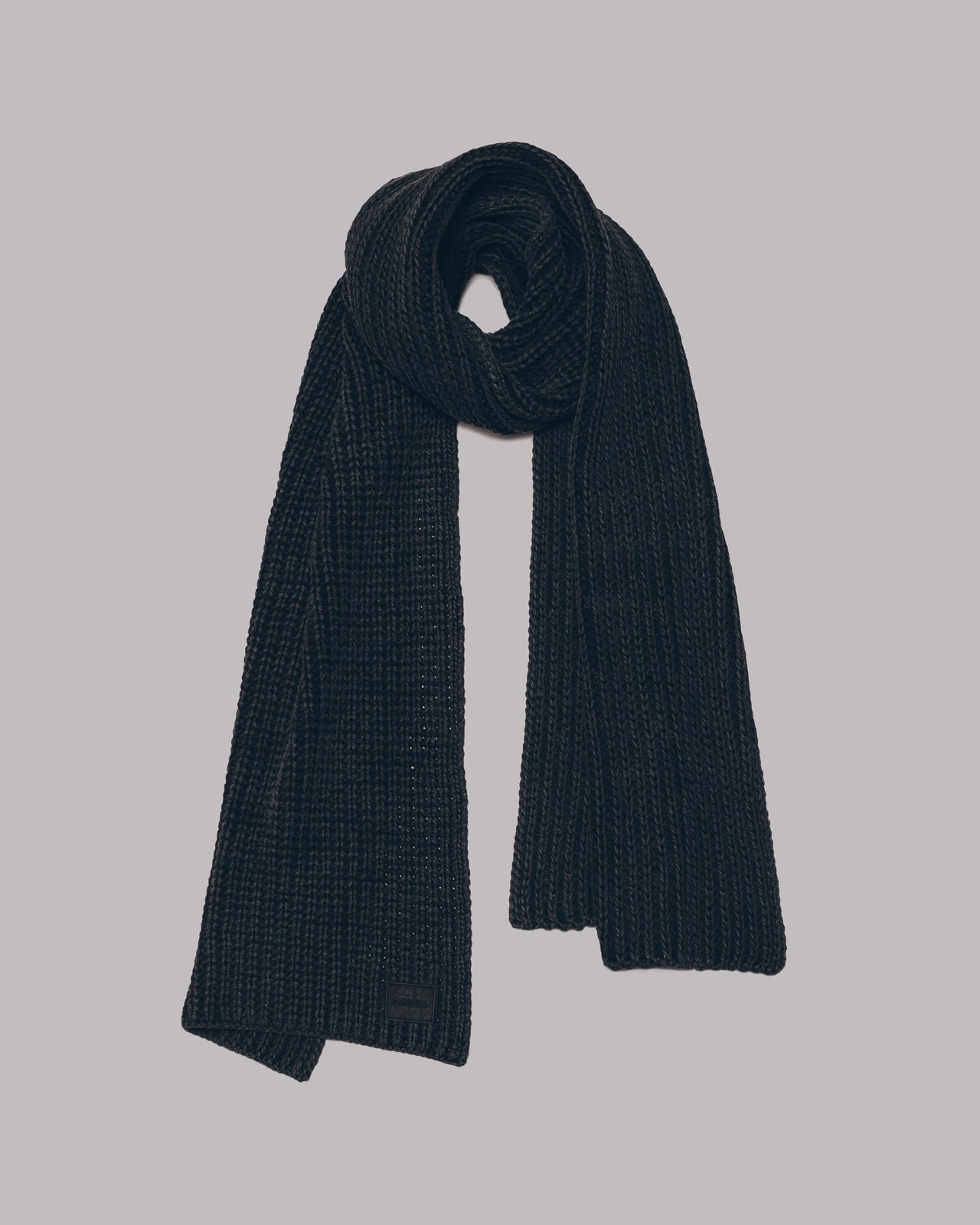 Dark Faded Knit Scarf - Product photo