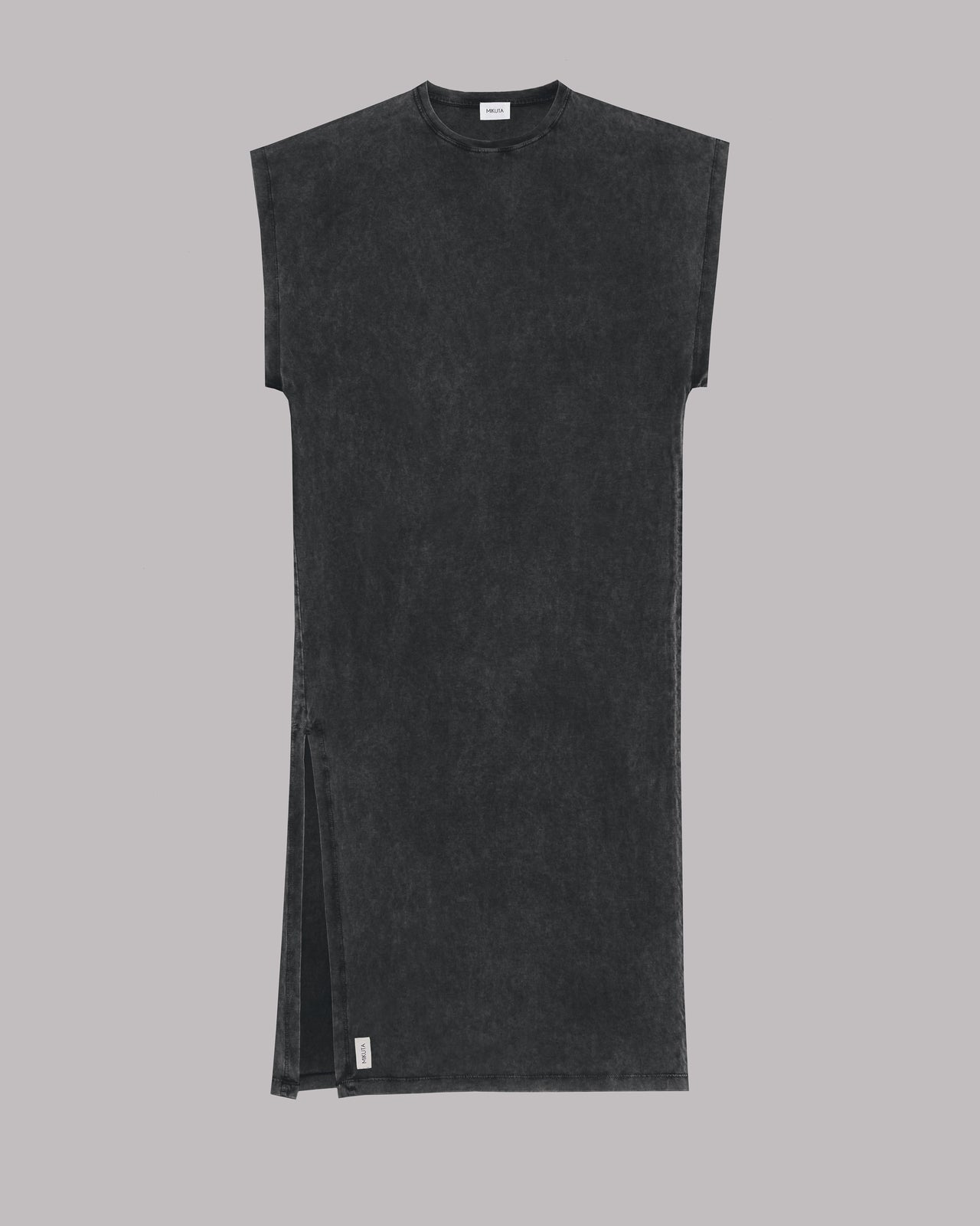 Dark Faded Long Batwing Dress - Product photo