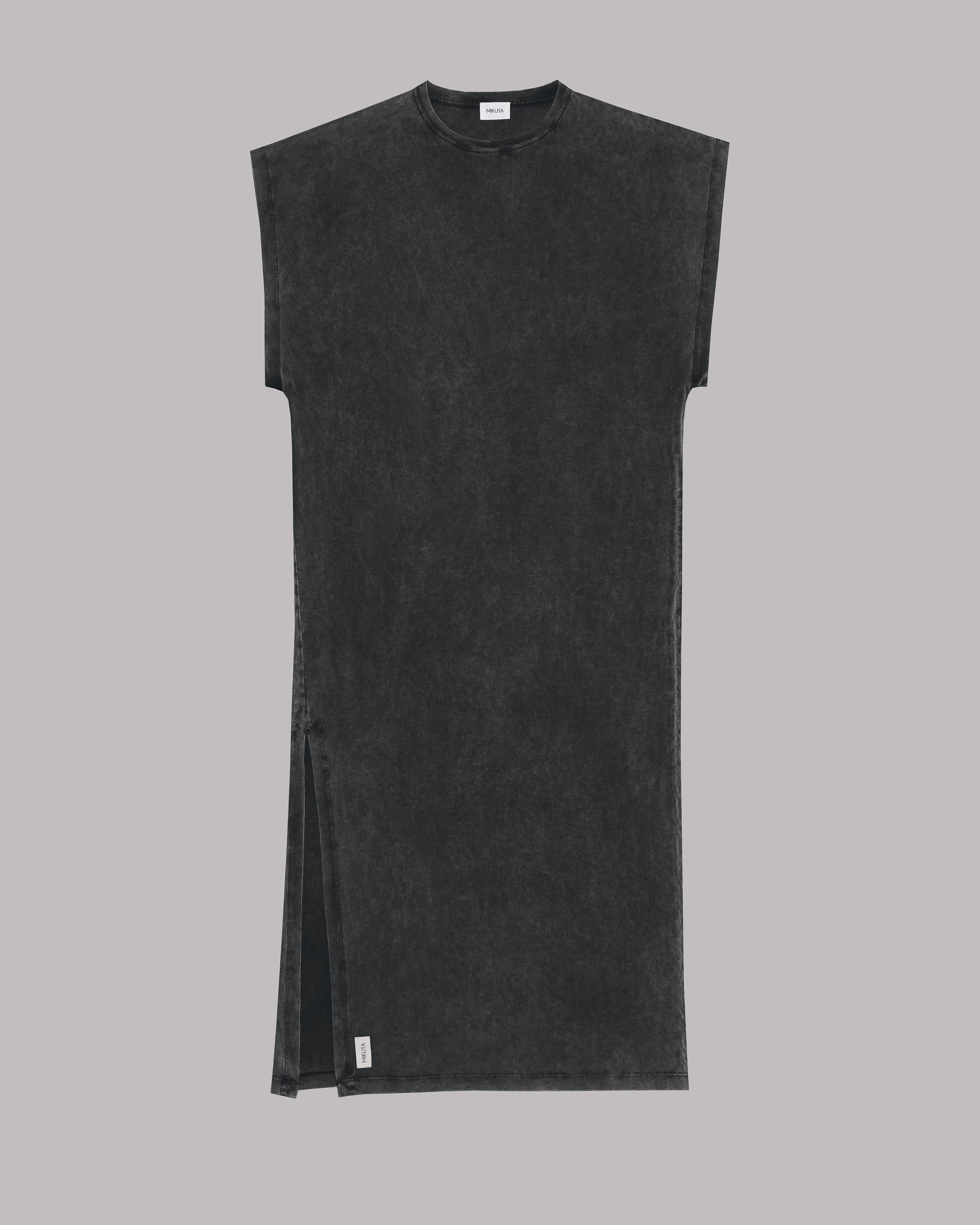 Dark Faded Long Batwing Dress - Product photo