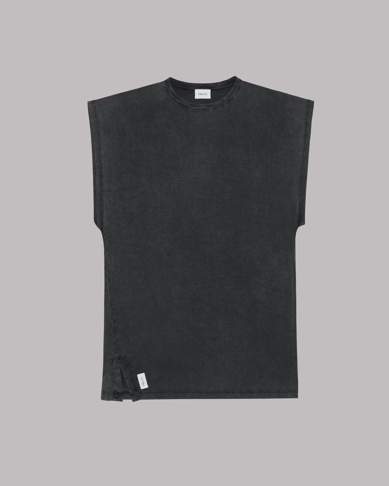 Dark Faded Short Batwing Dress - Product photo