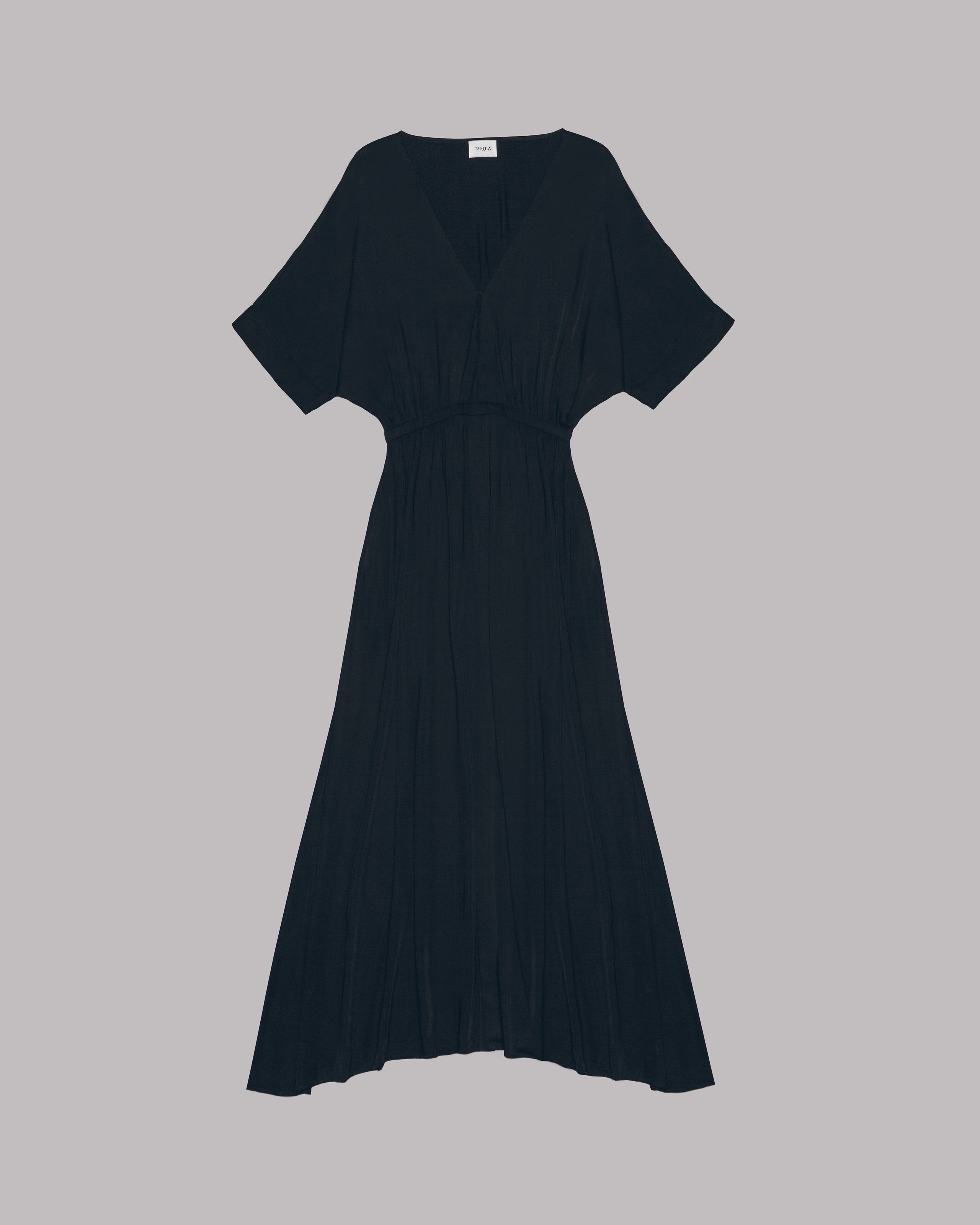 Dark Long Flowy Dress - Product photo