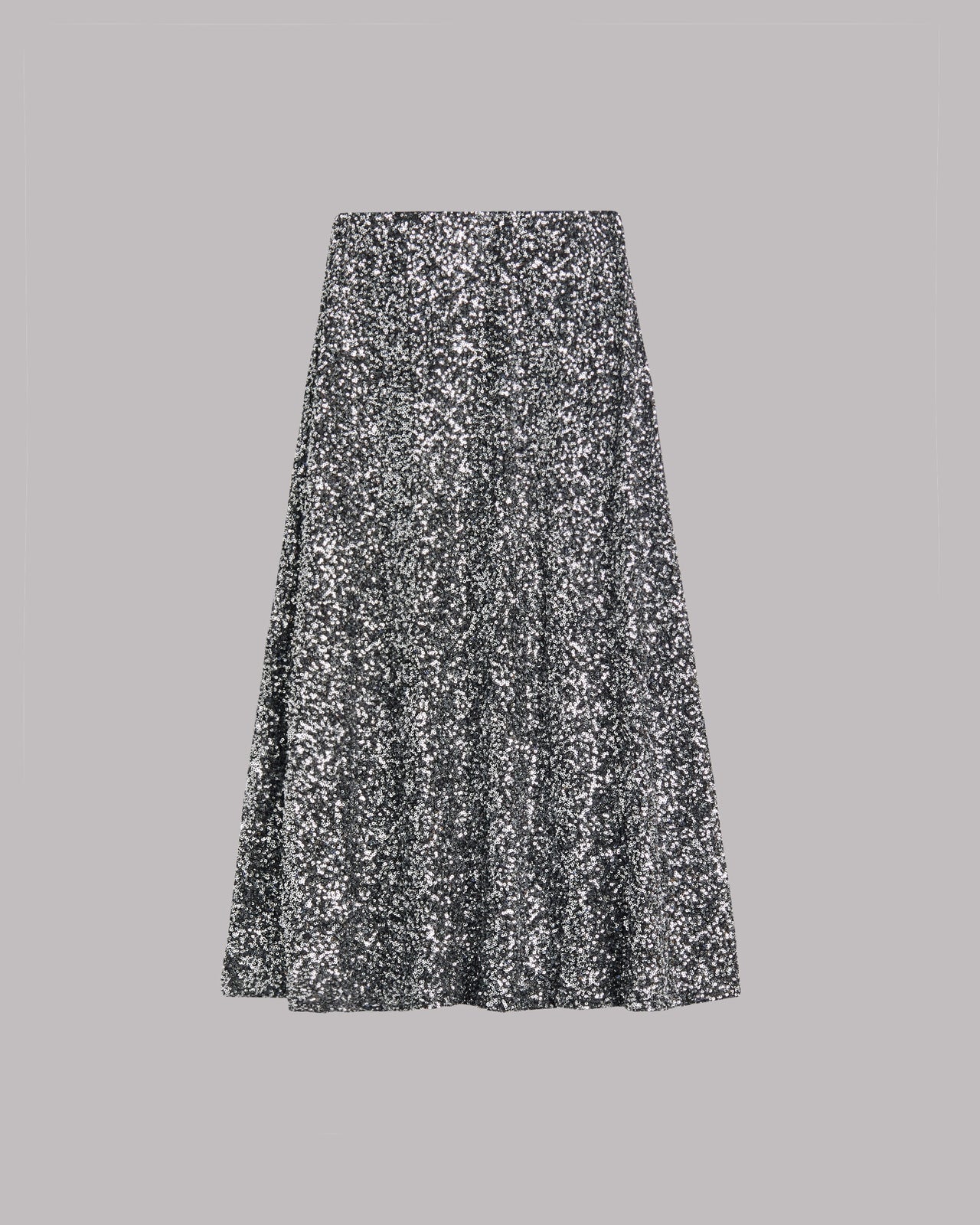 Dark Long Sequin Skirt - Product photo