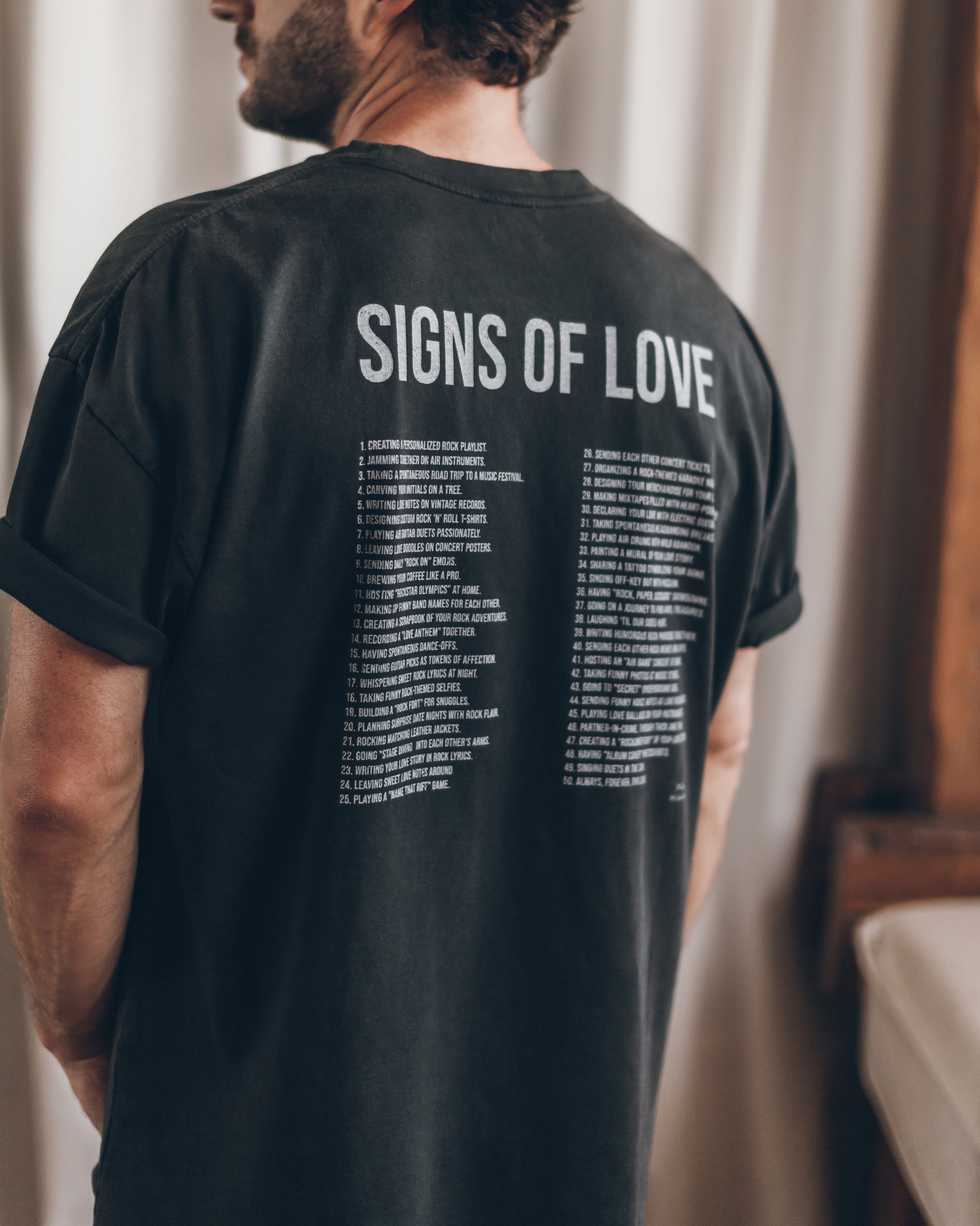 Dark Love Signs Unisex Shirt - Product photo