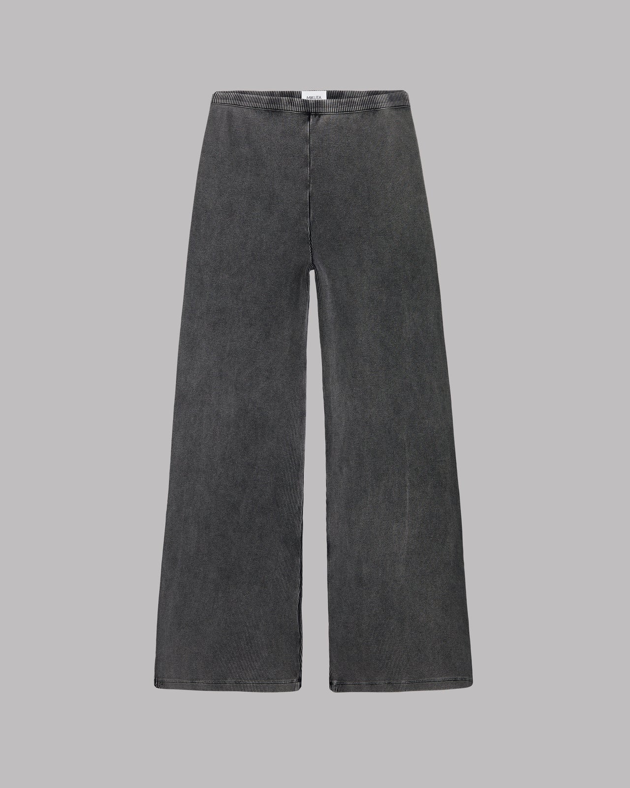 Dark Ribbed Pants - Product photo