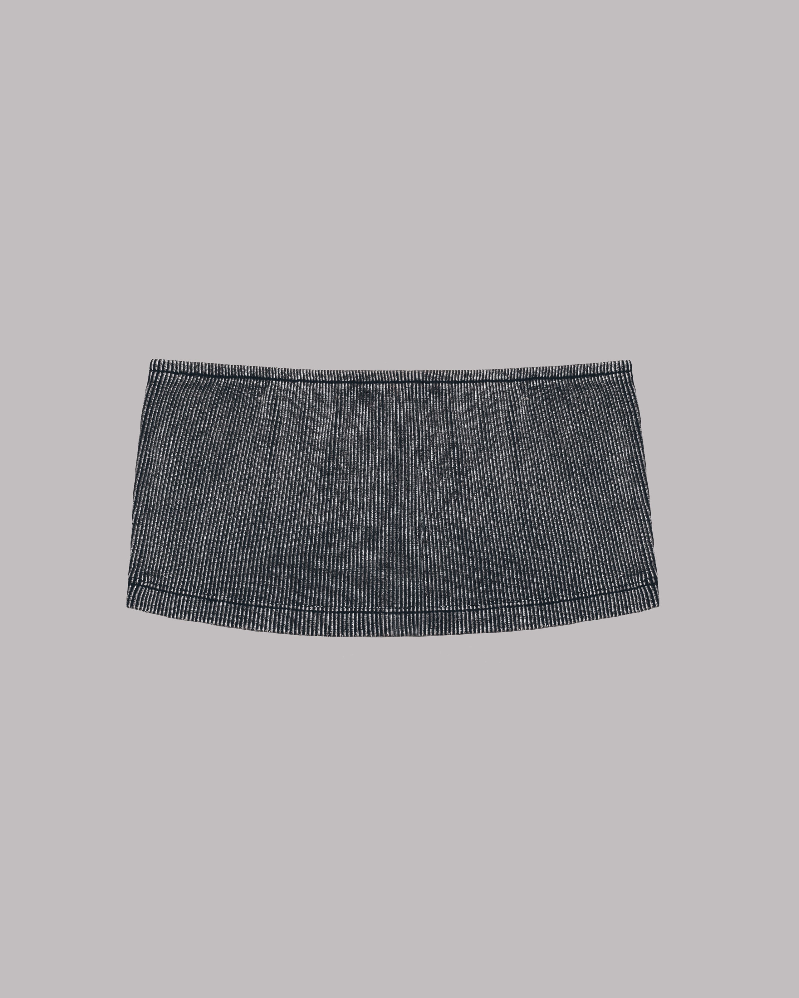 Dark Ribbed Tube Top - Product photo