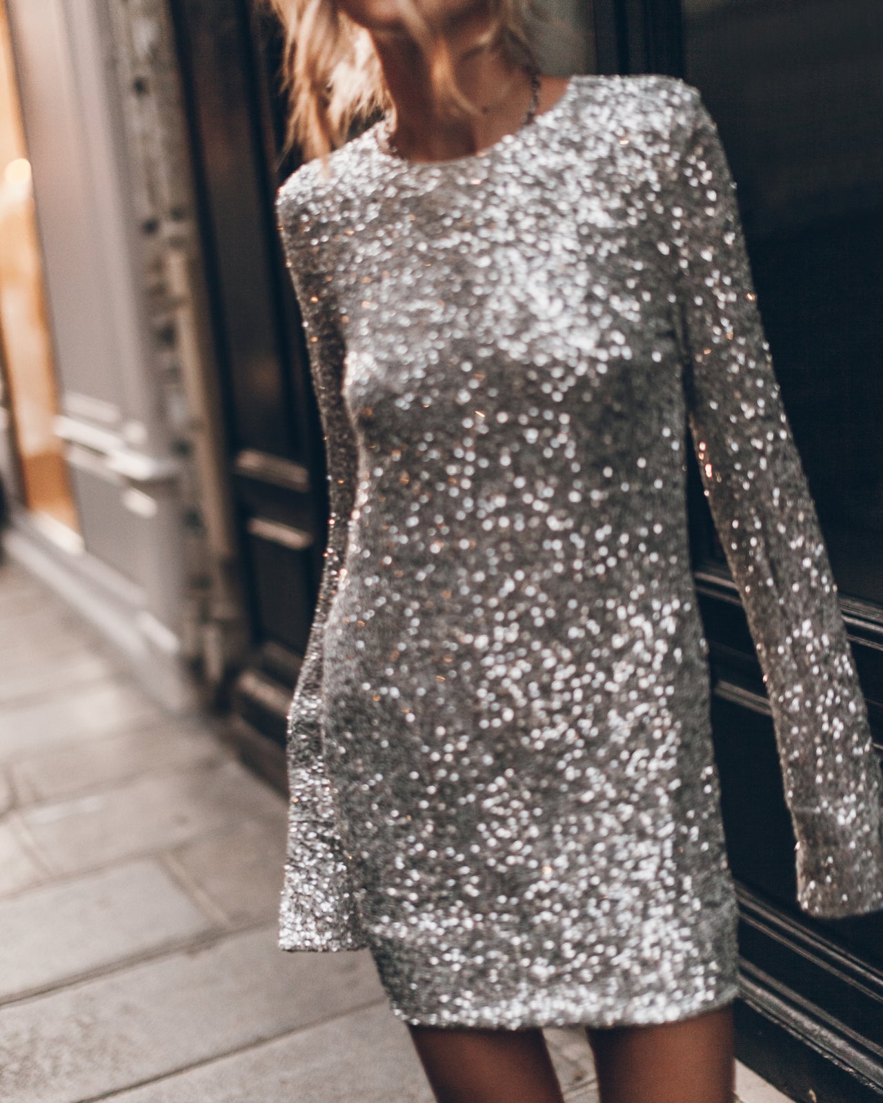 Light Sequin Dress - Product photo