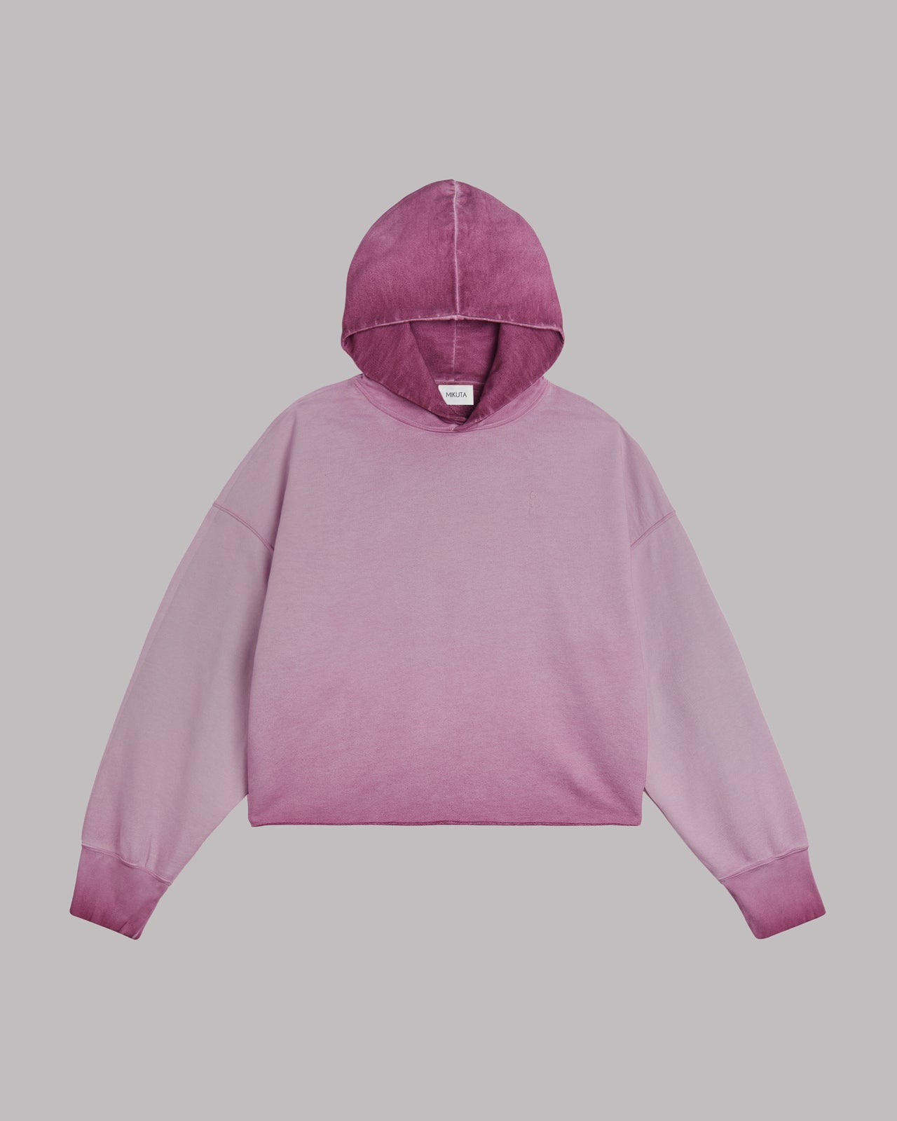 Pink Cropped Base Hoodie - Product photo
