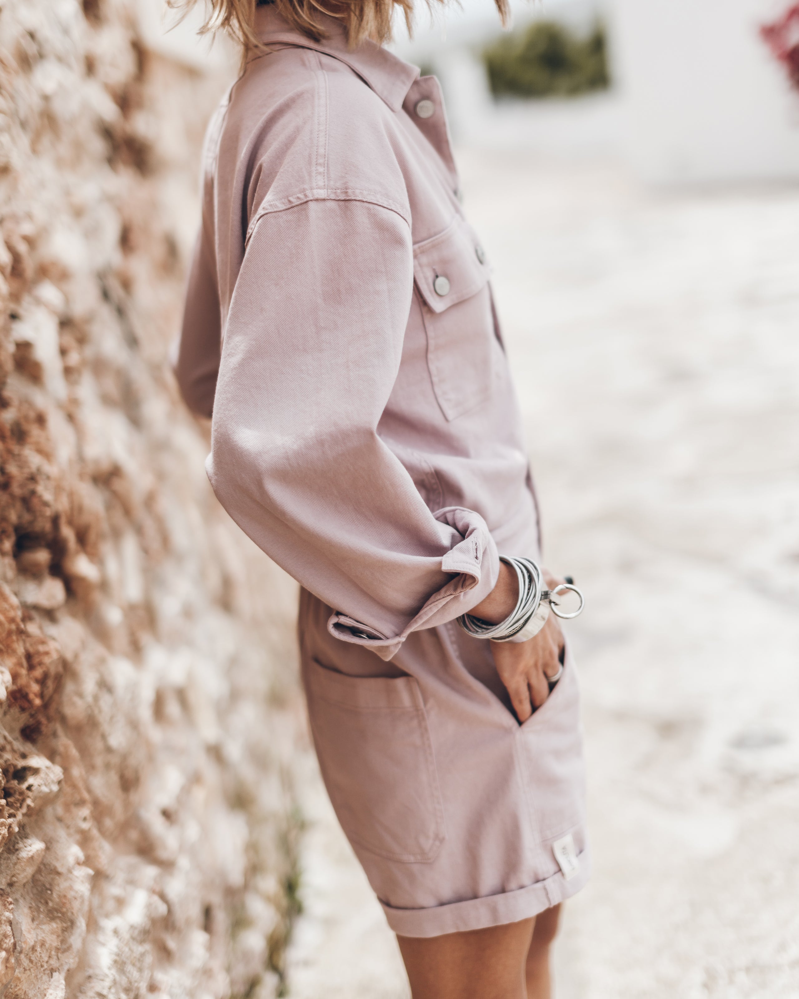 Pink Short Jumpsuit - Product photo