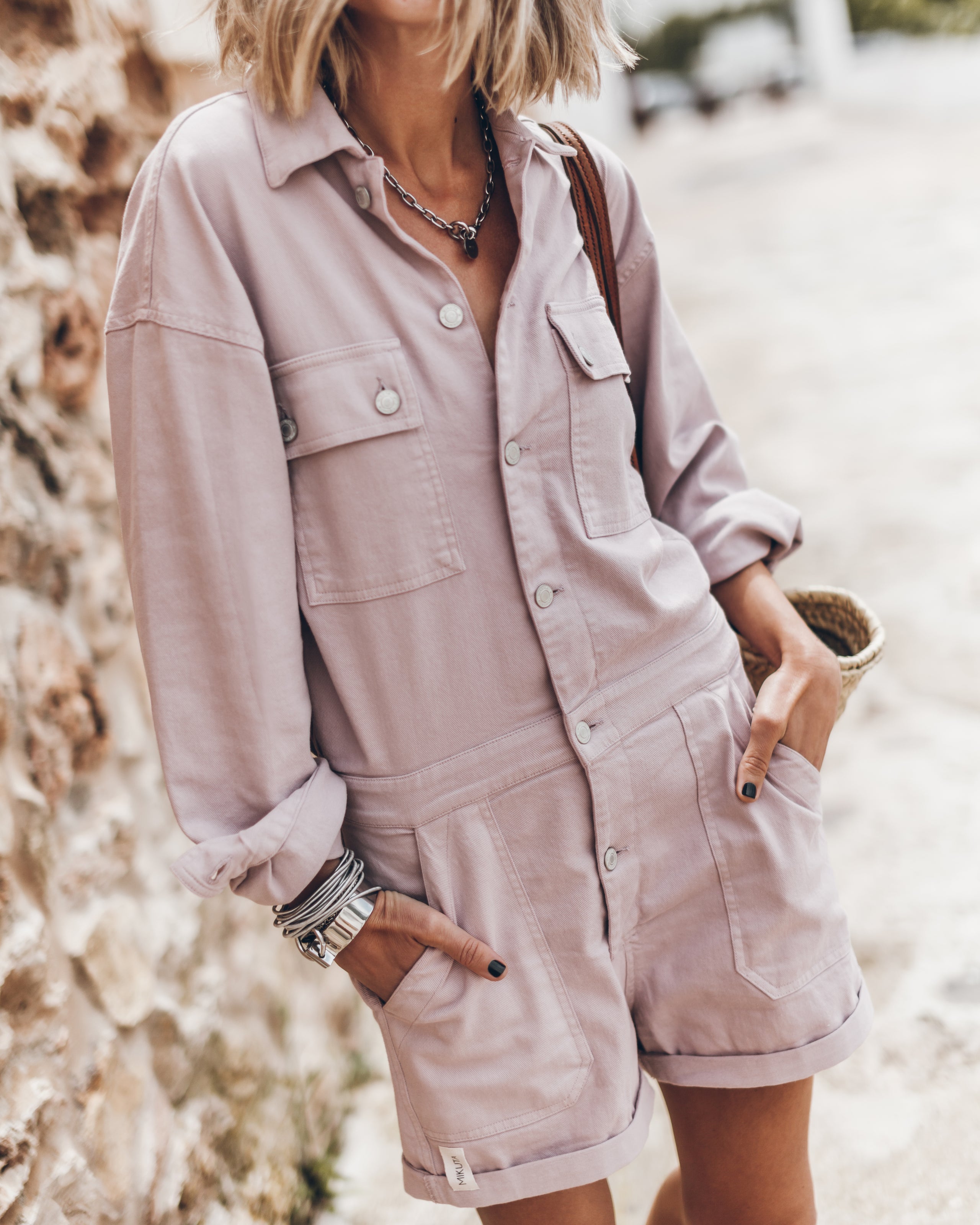 Pink Short Jumpsuit - Product photo