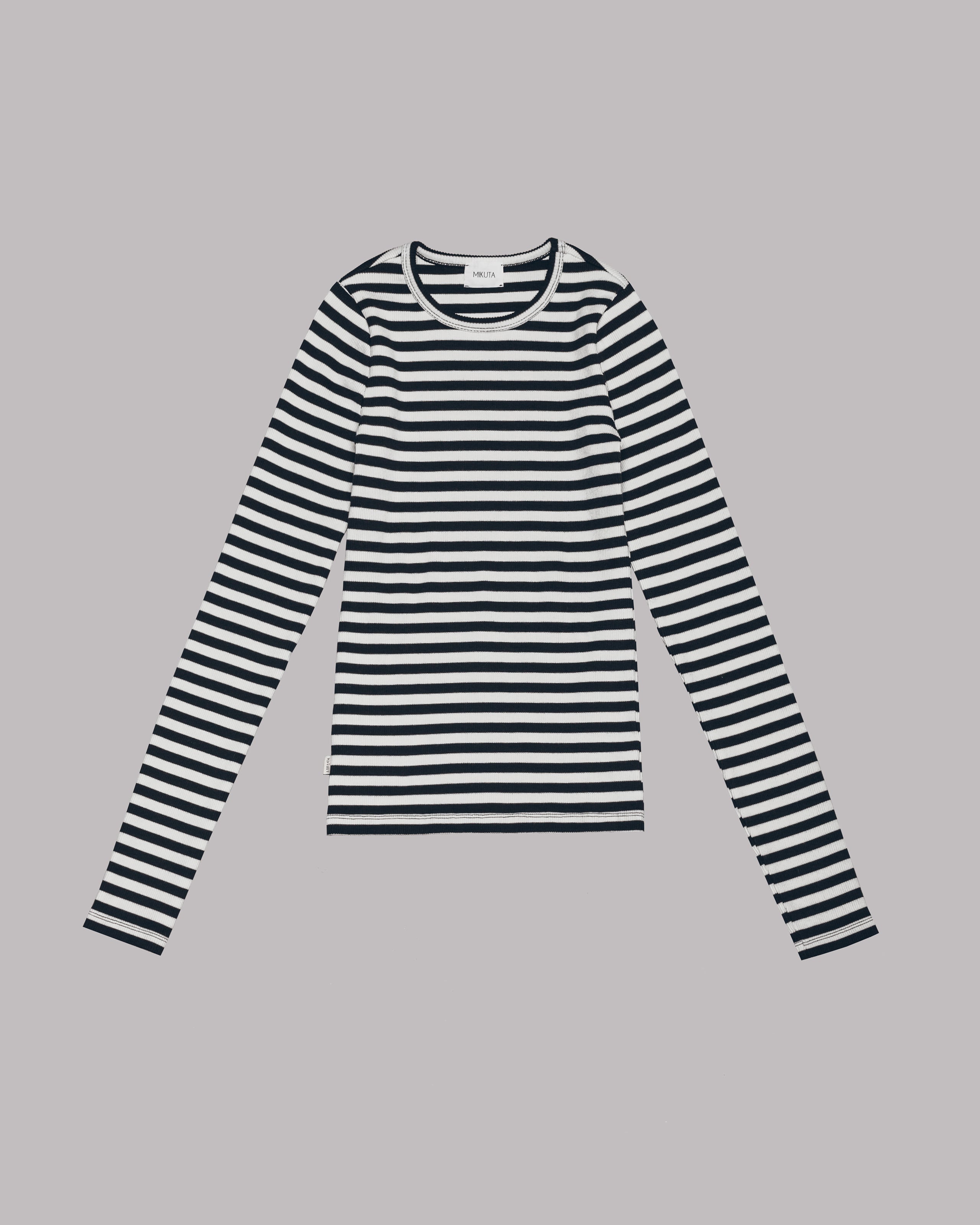 Striped Ribbed Longsleeve - Product photo