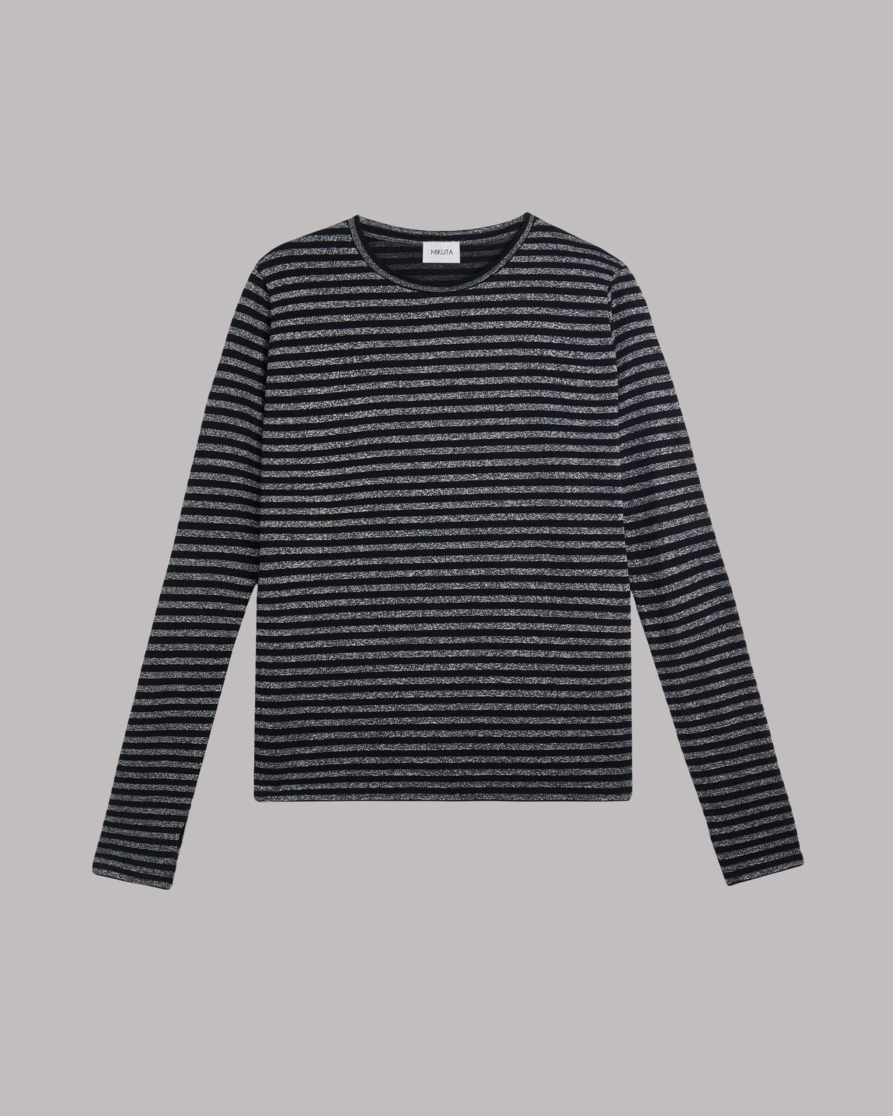 Striped Sparkly Thin Longsleeve - Product photo