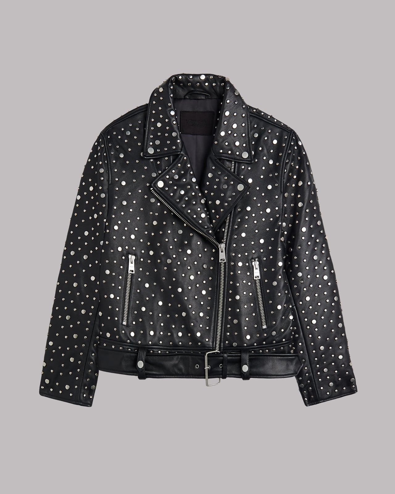 Studded Leather Jacket - Product photo