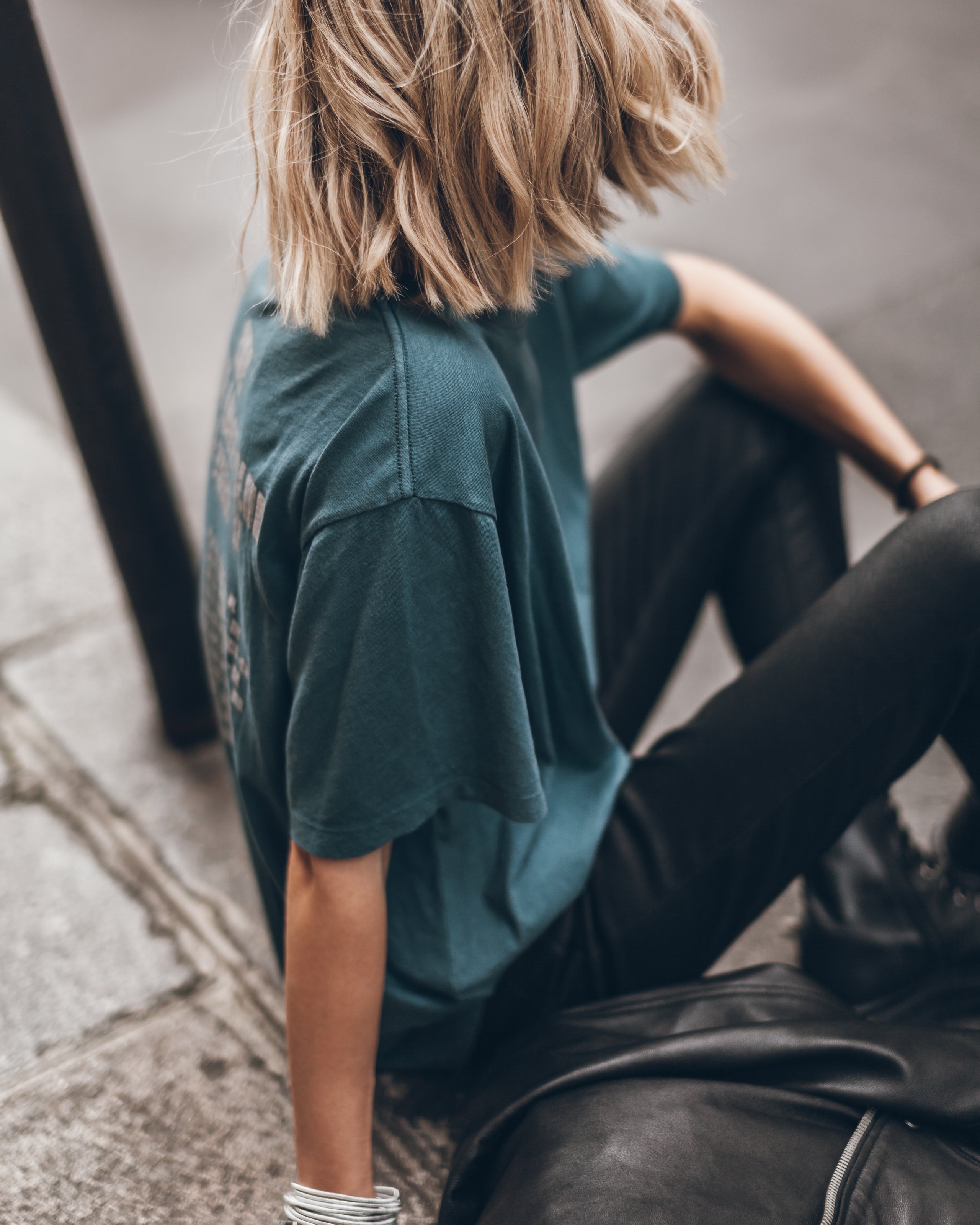 Teal Tour Relaxed Shirt - Product photo