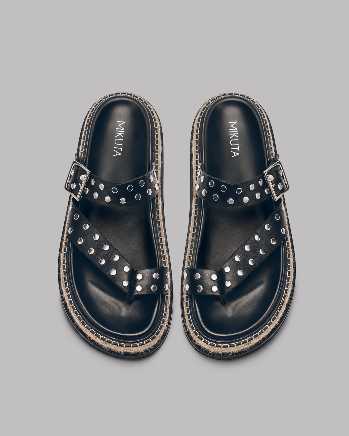 The Black Chunky Sandals