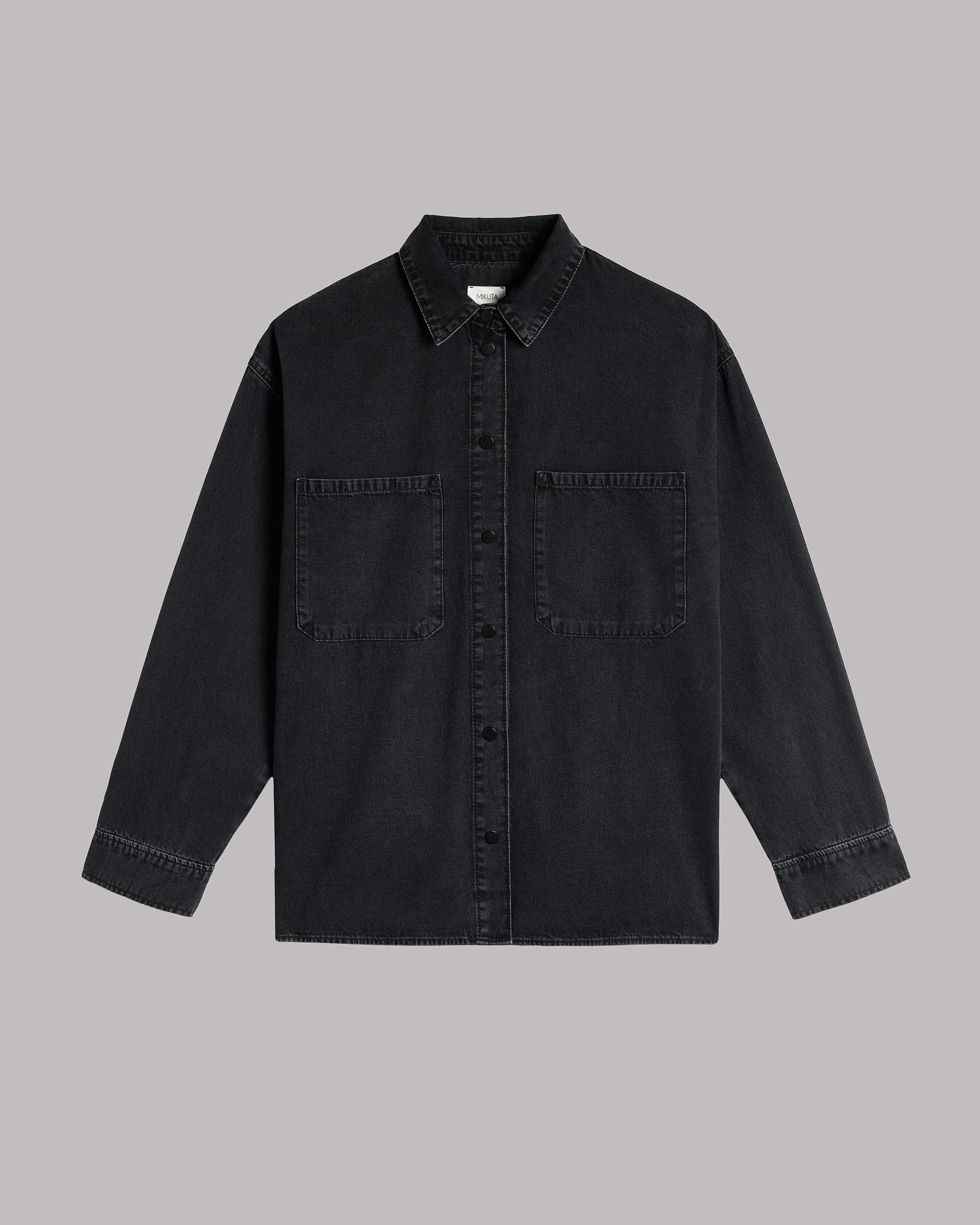 The Black Denim Overshirt