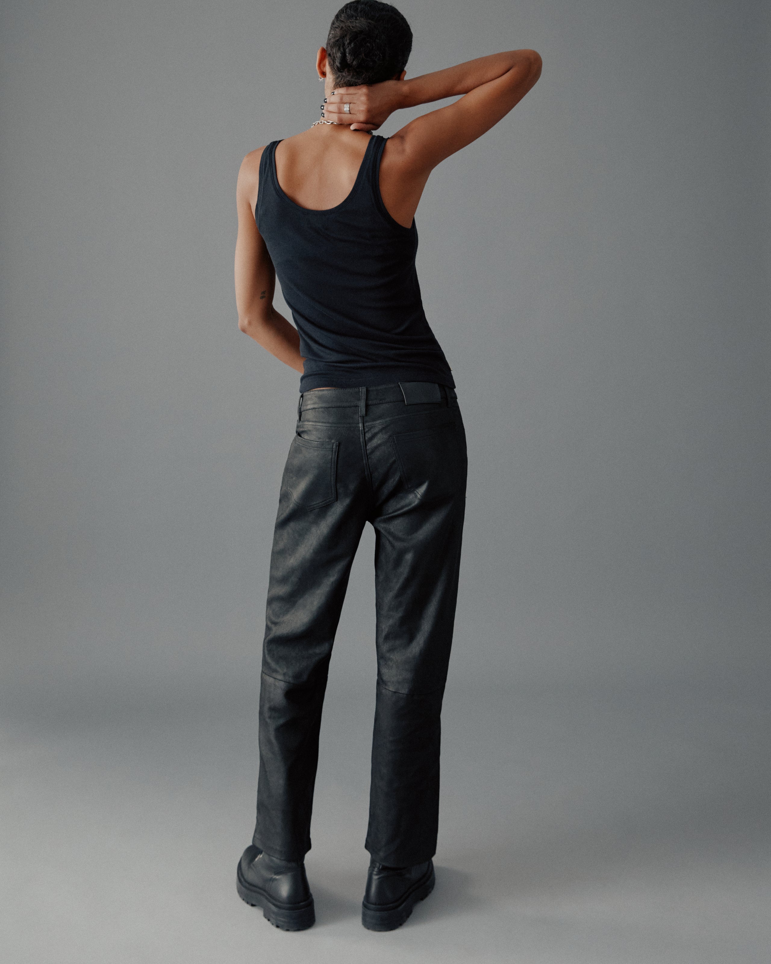 The Black Sheer Tank Top