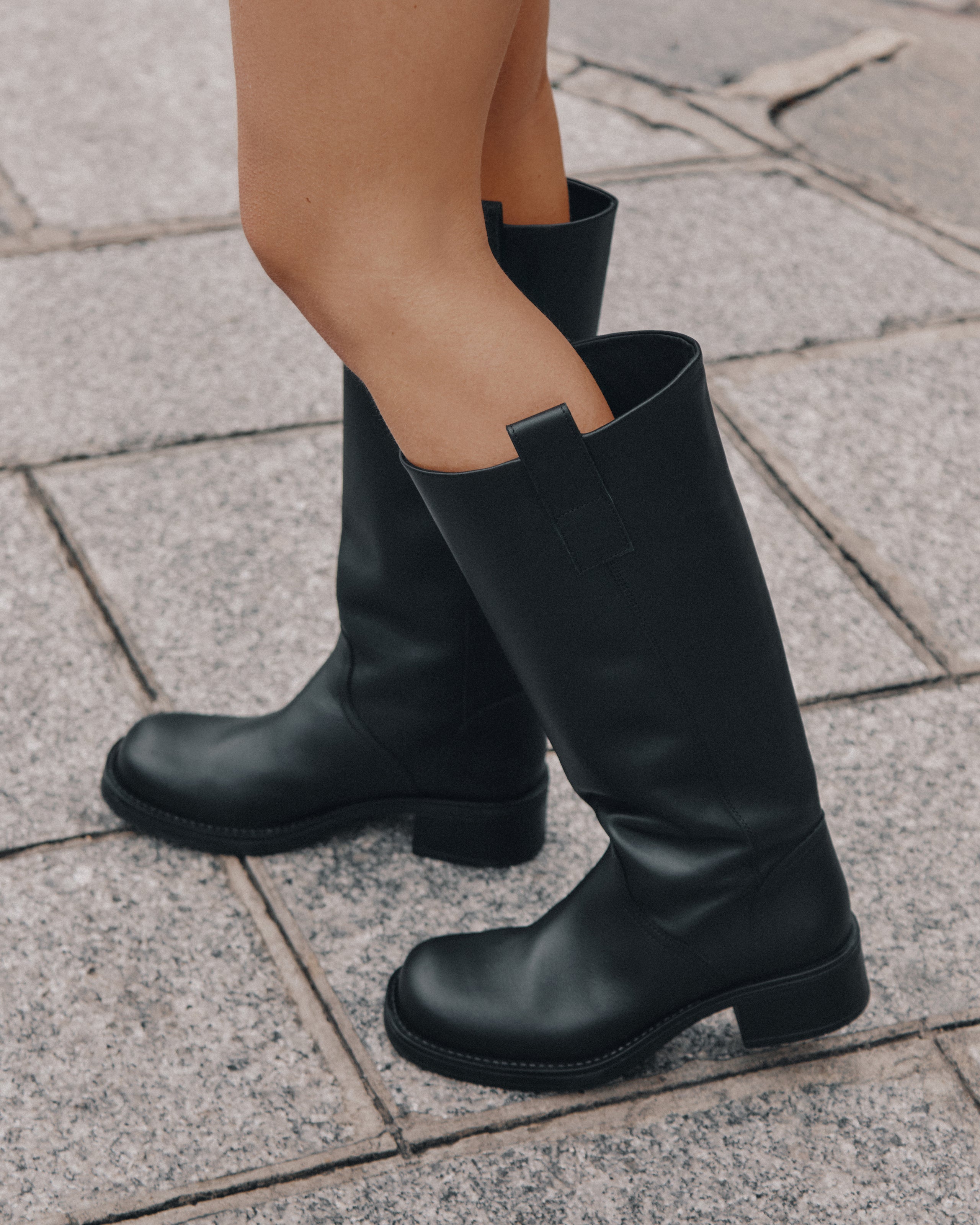 The Leather Long Boots