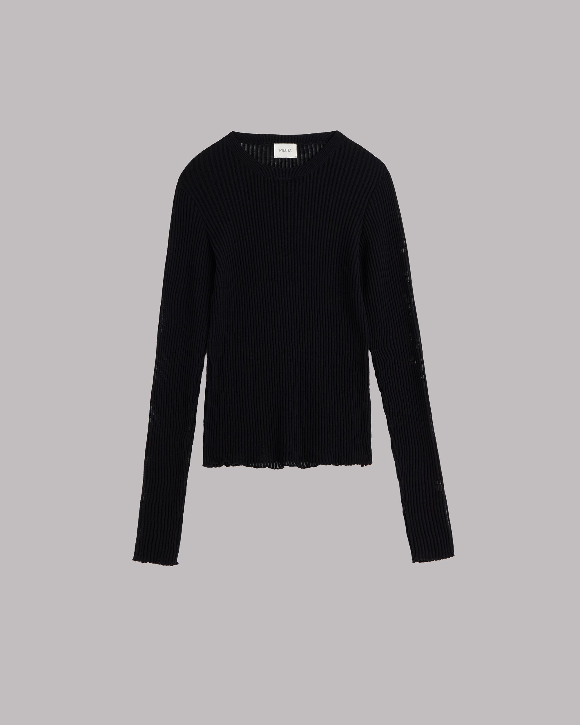 The Black Striped Thin Longsleeve