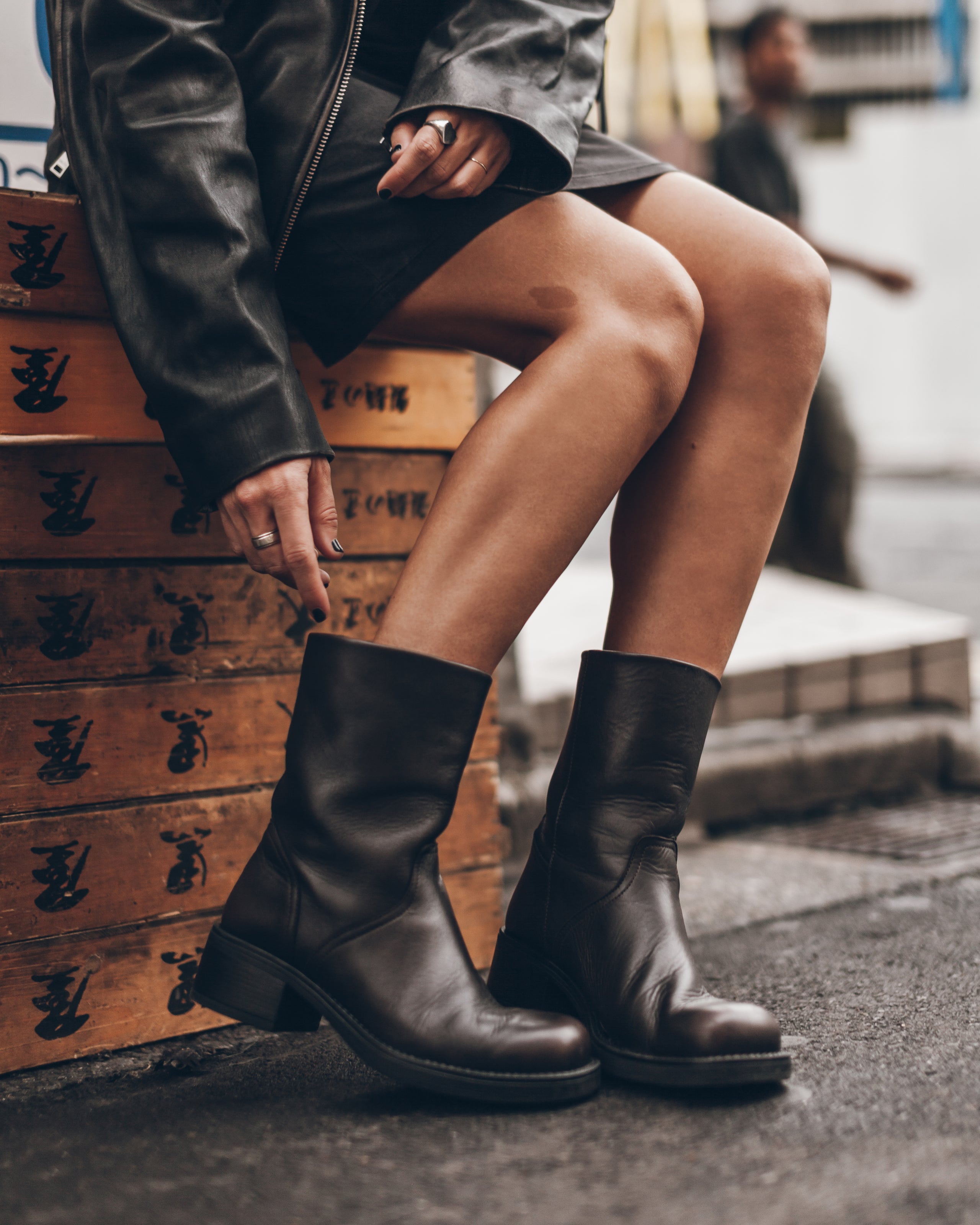 The Brown Leather Boots
