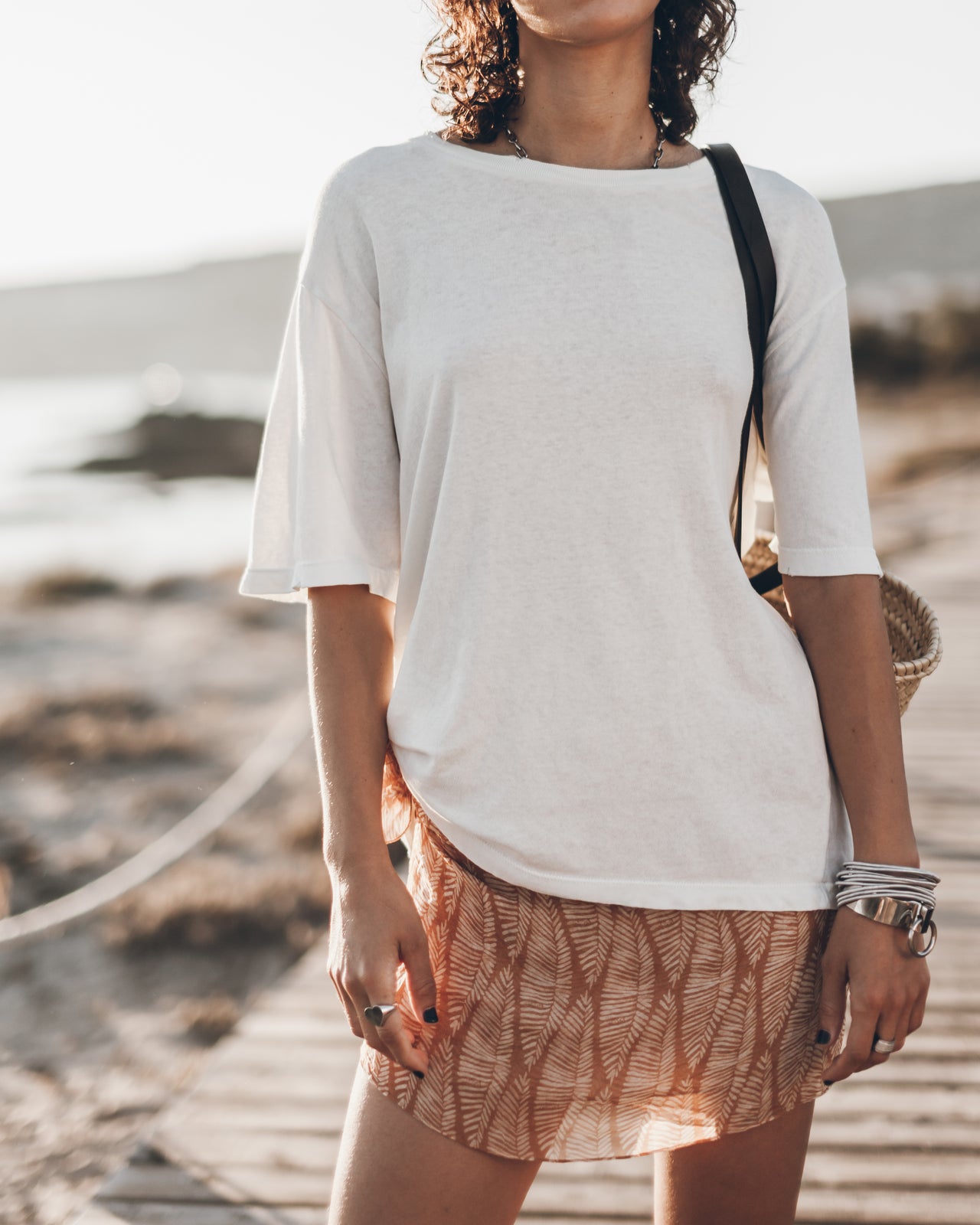 The Off White Dry Cotton Vintage T-Shirt