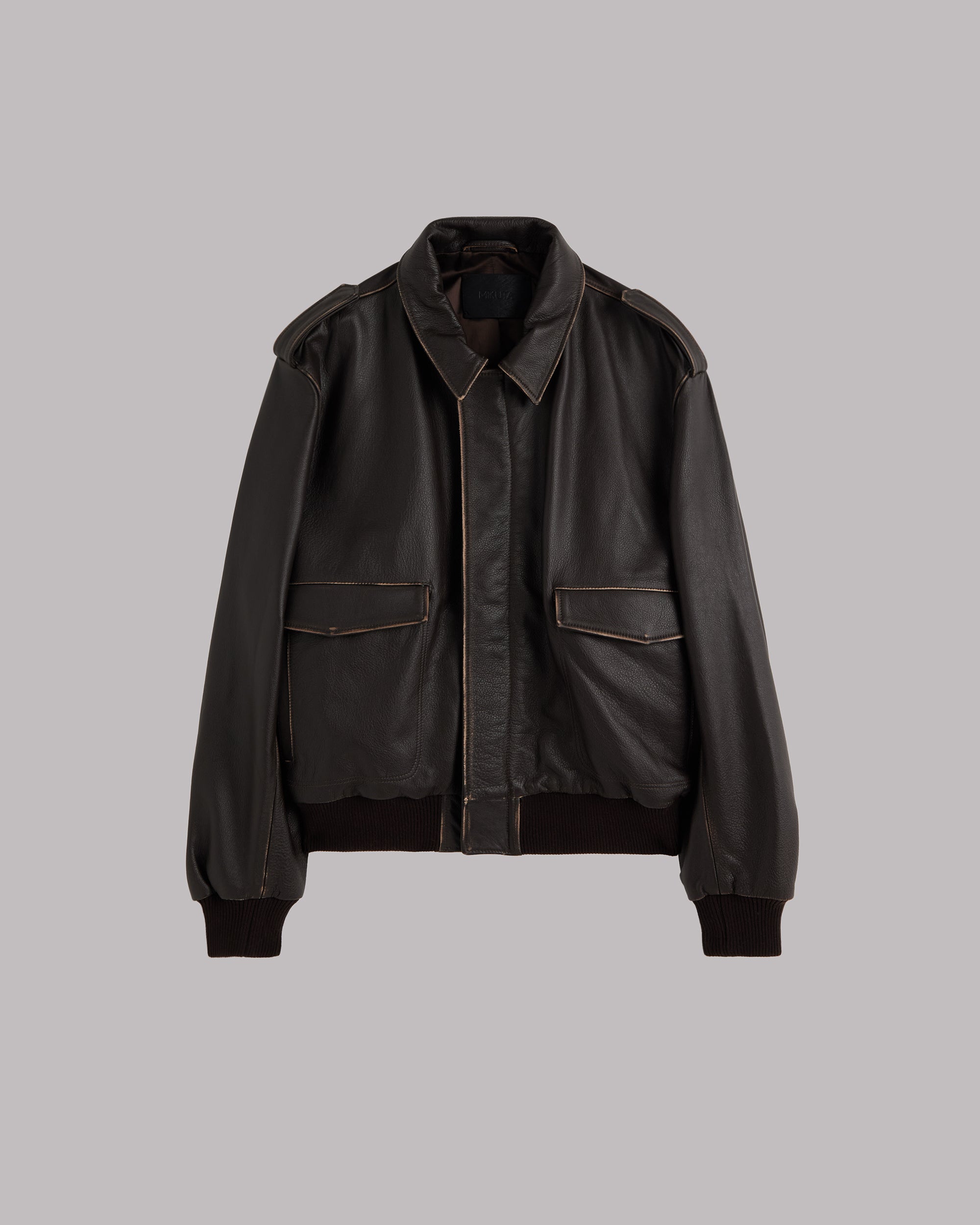 The Brown Vintage Leather Jacket