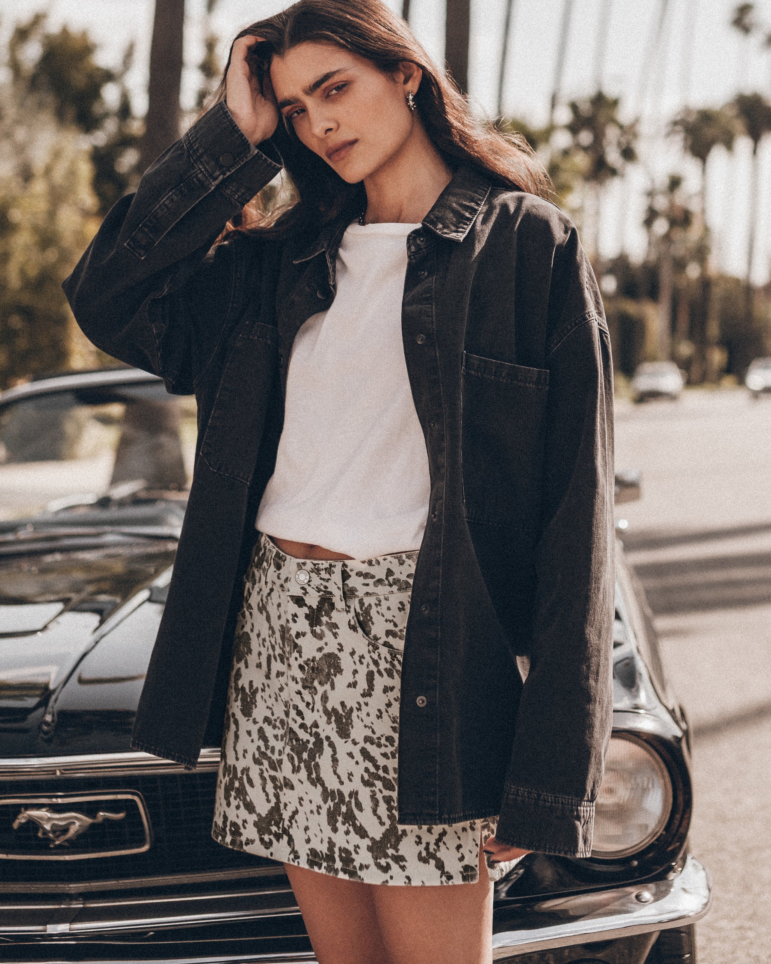 The Black Denim Overshirt