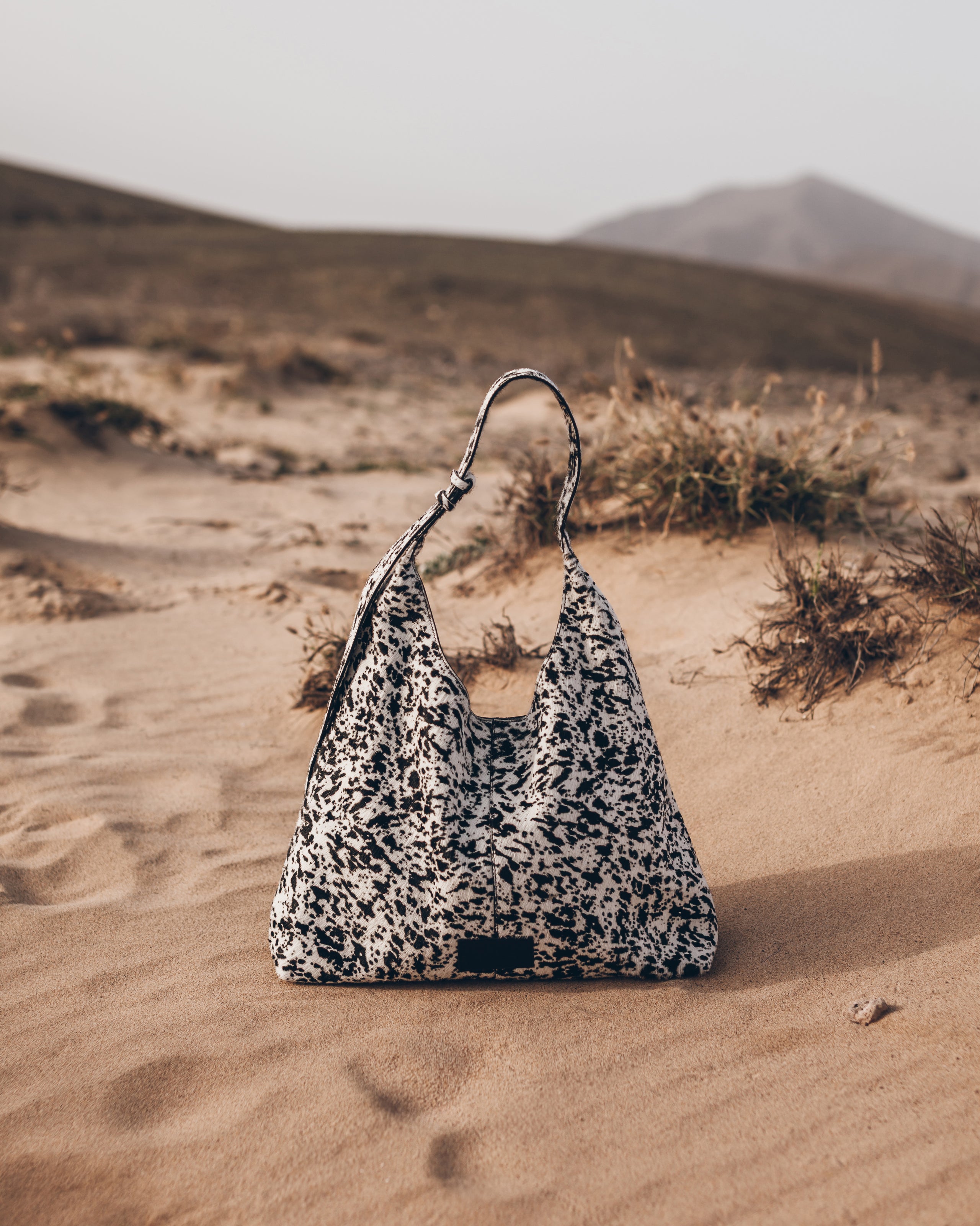 The Dalmatian Leather Hobo Bag