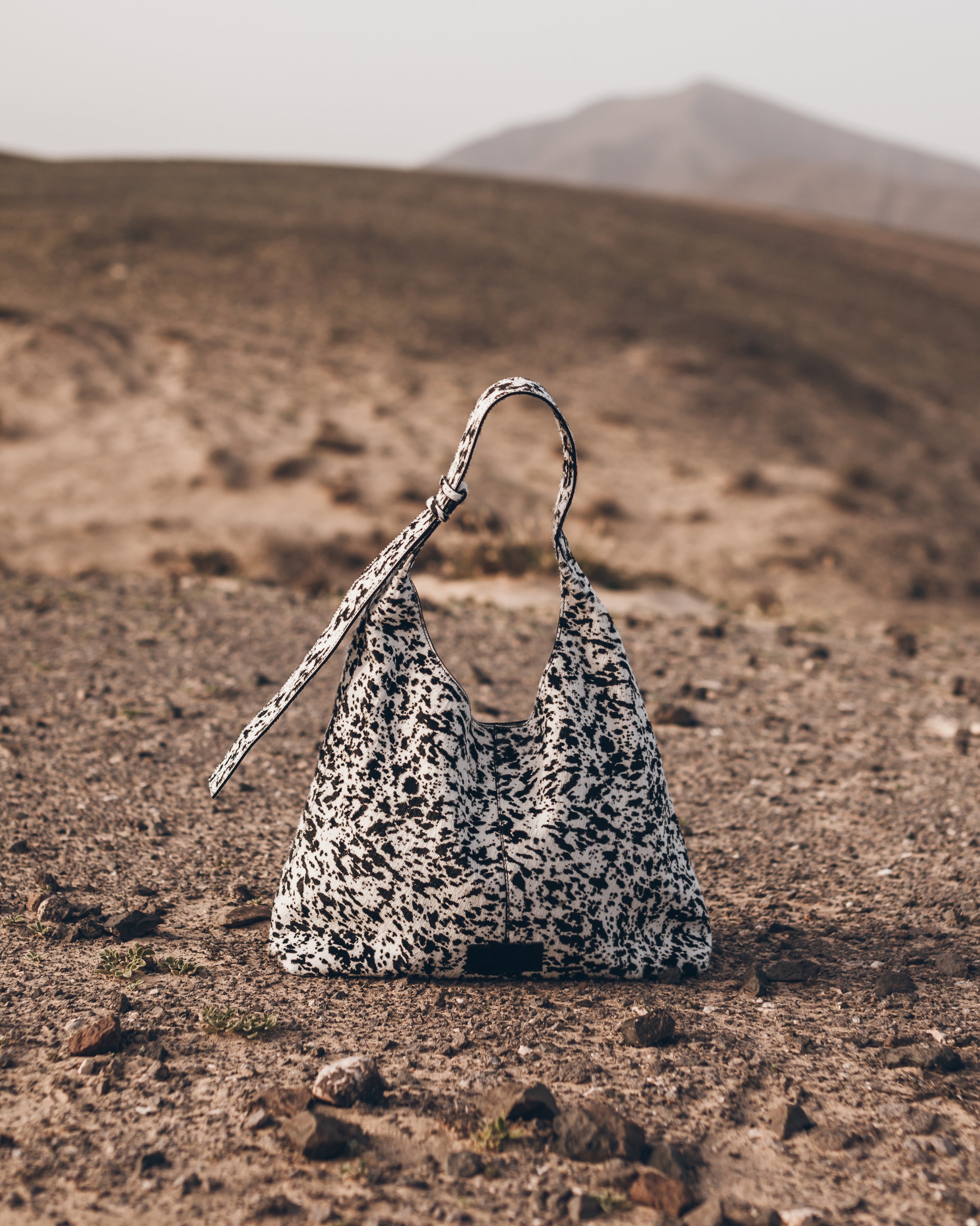 The Dalmatian Leather Hobo Bag