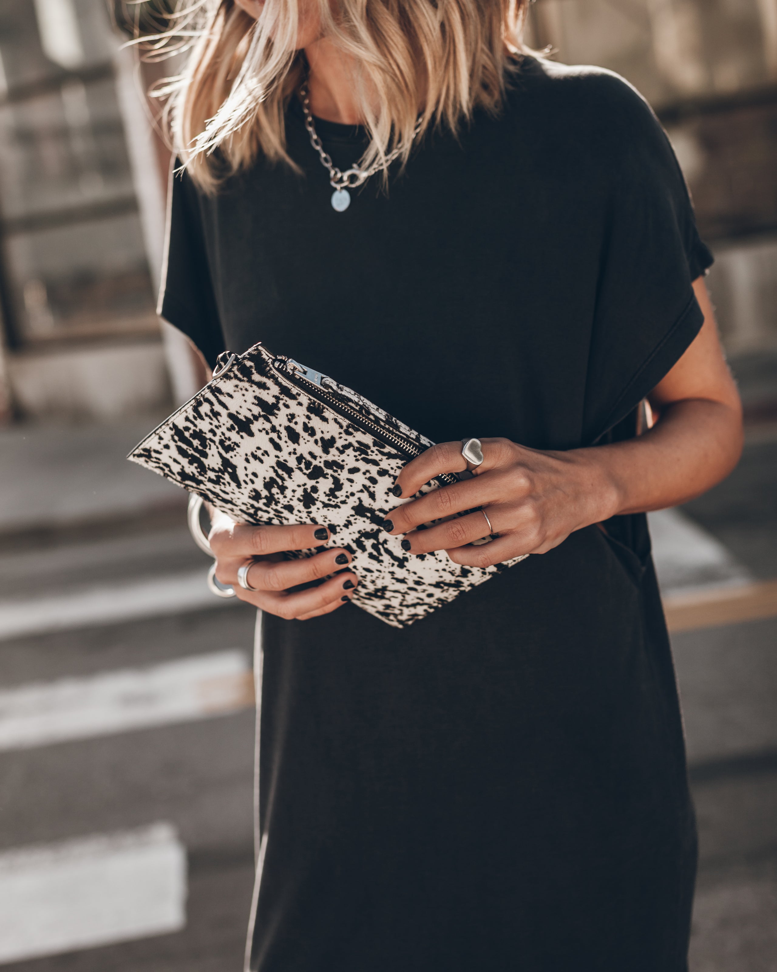 The Dalmatian Leather Pouch