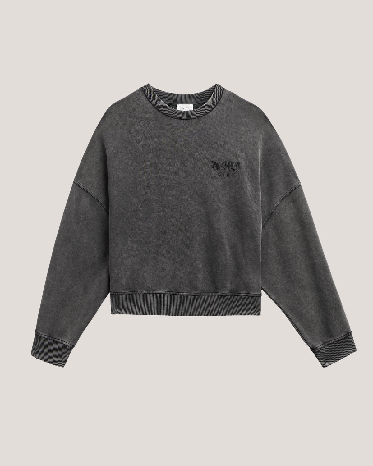 The Dark Embroidered Relaxed Sweater