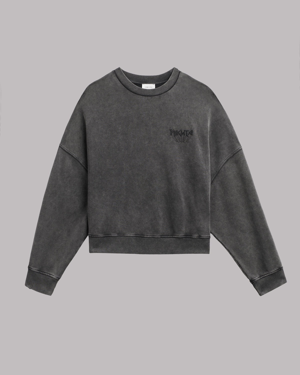 The Dark Embroidered Relaxed Sweater