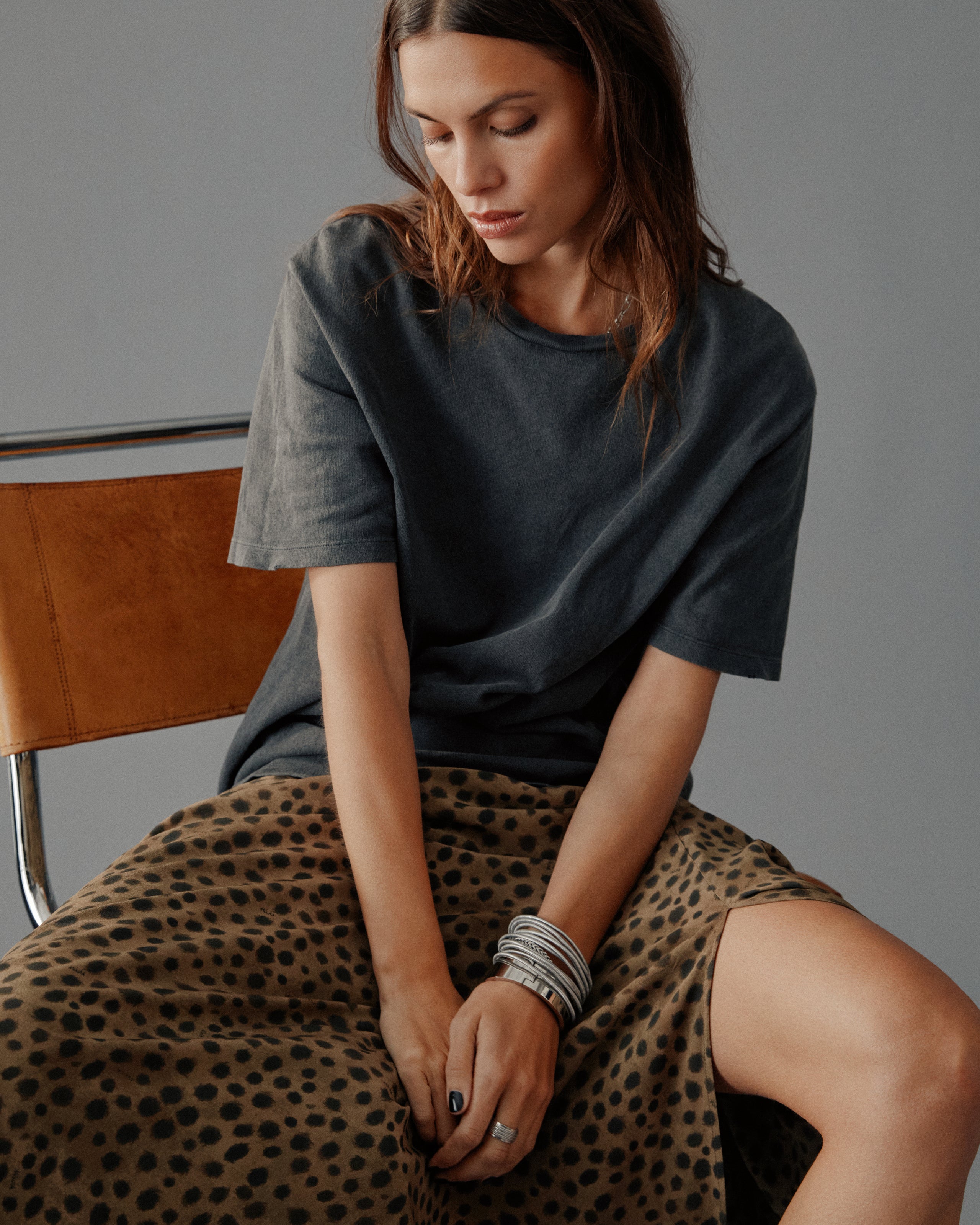 The Dark Faded Dry Cotton Vintage T-Shirt