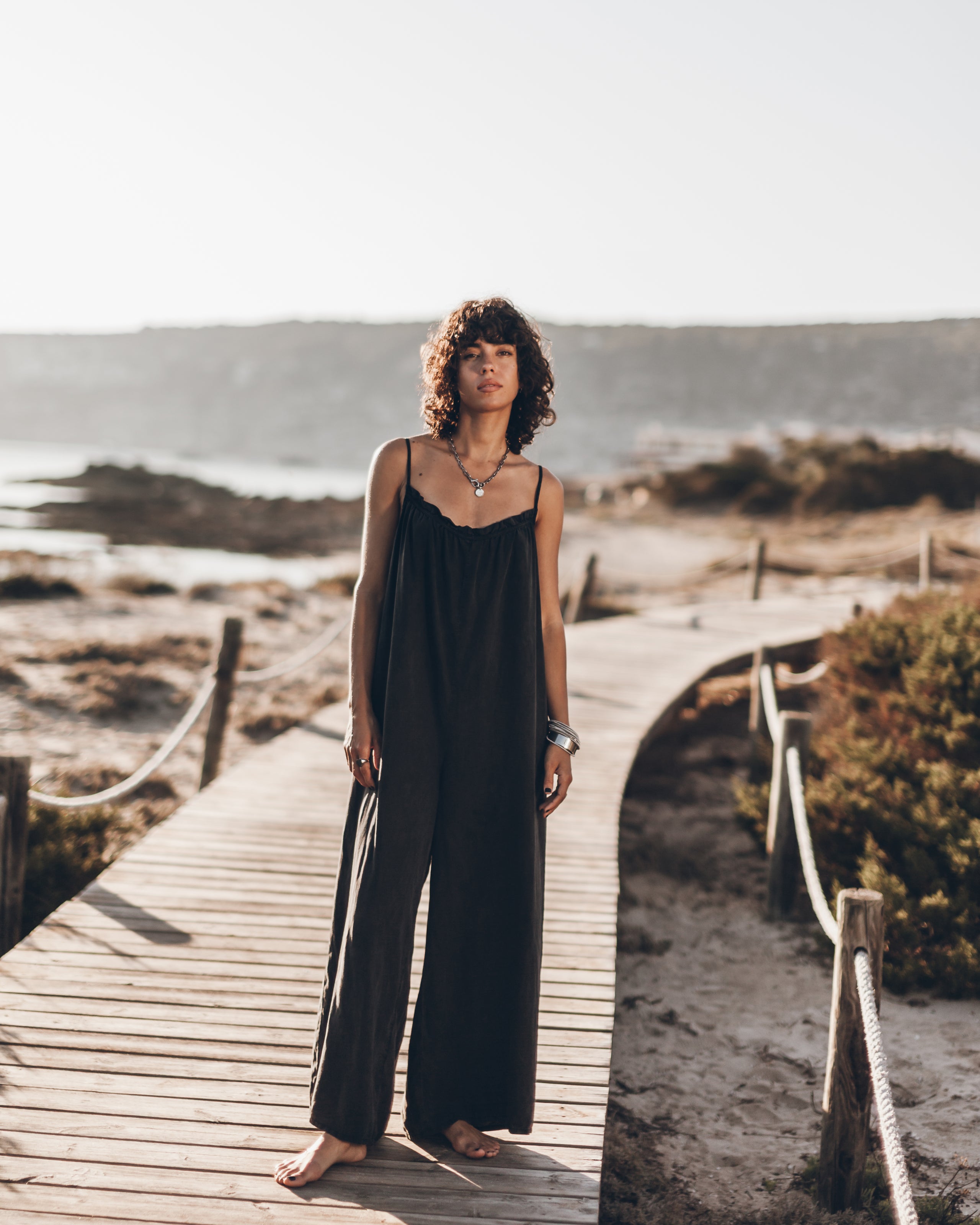 The Dark Flowy Jumpsuit