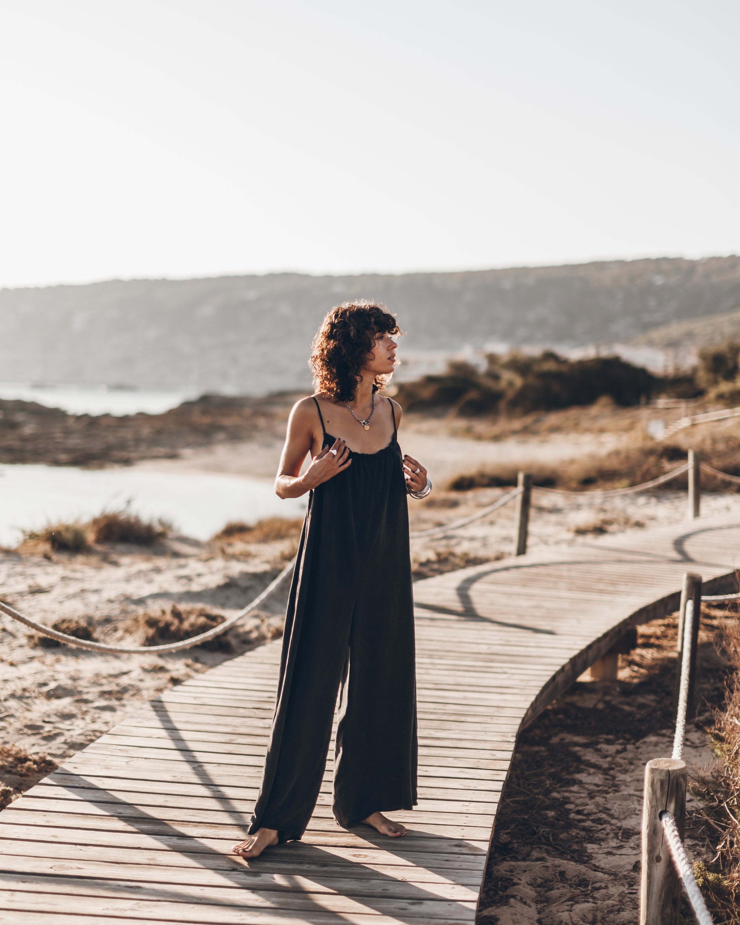 The Dark Flowy Jumpsuit