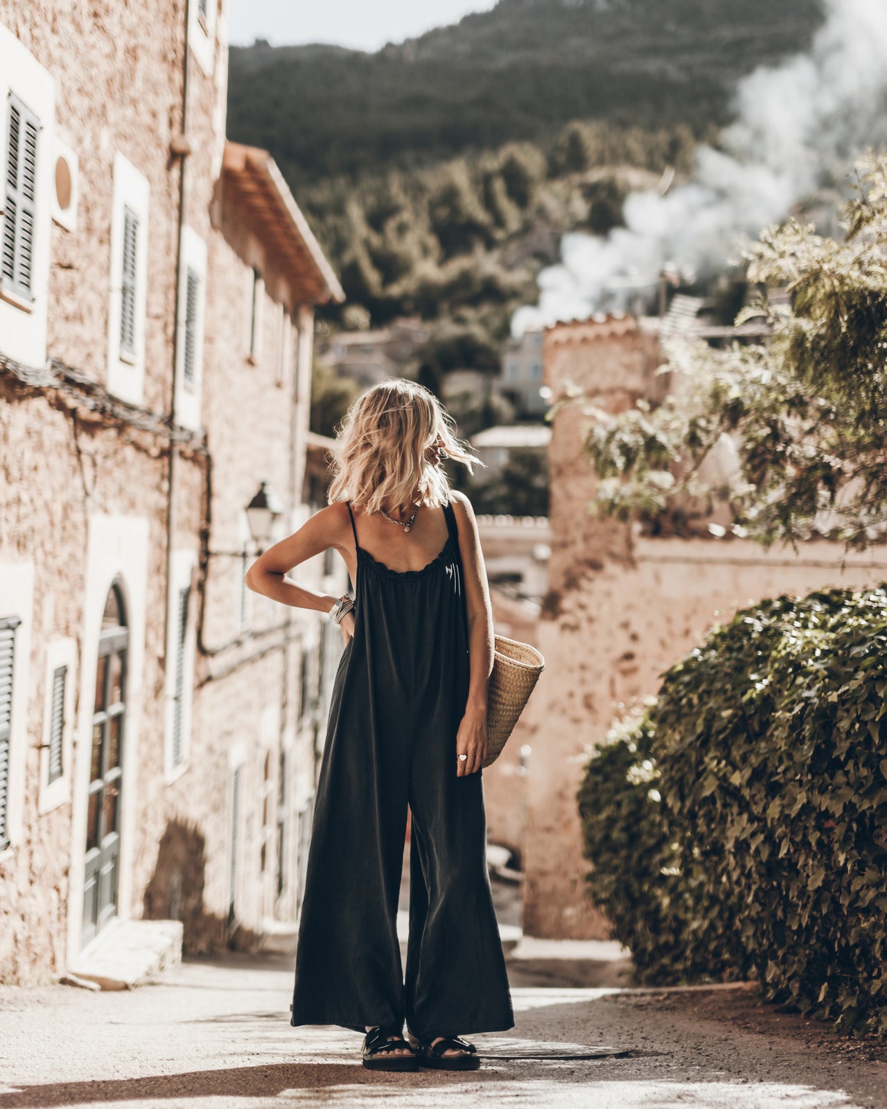 The Dark Flowy Jumpsuit