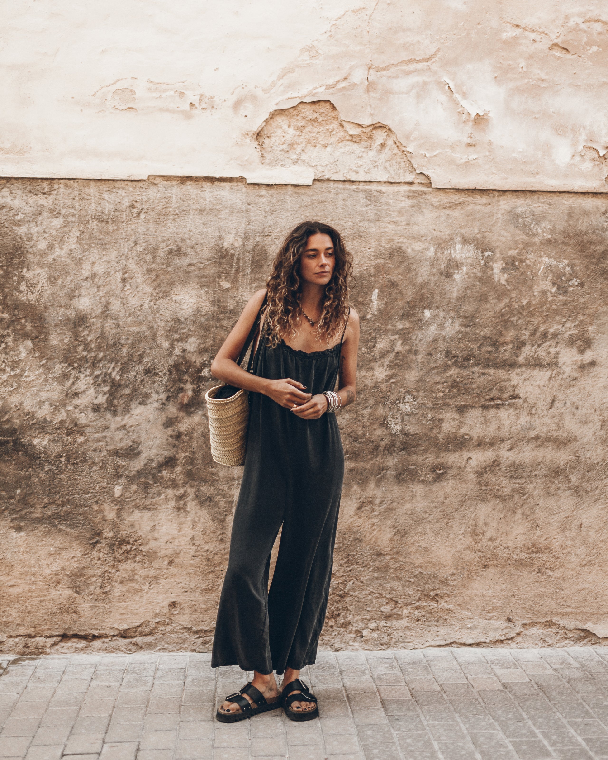 The Dark Flowy Jumpsuit