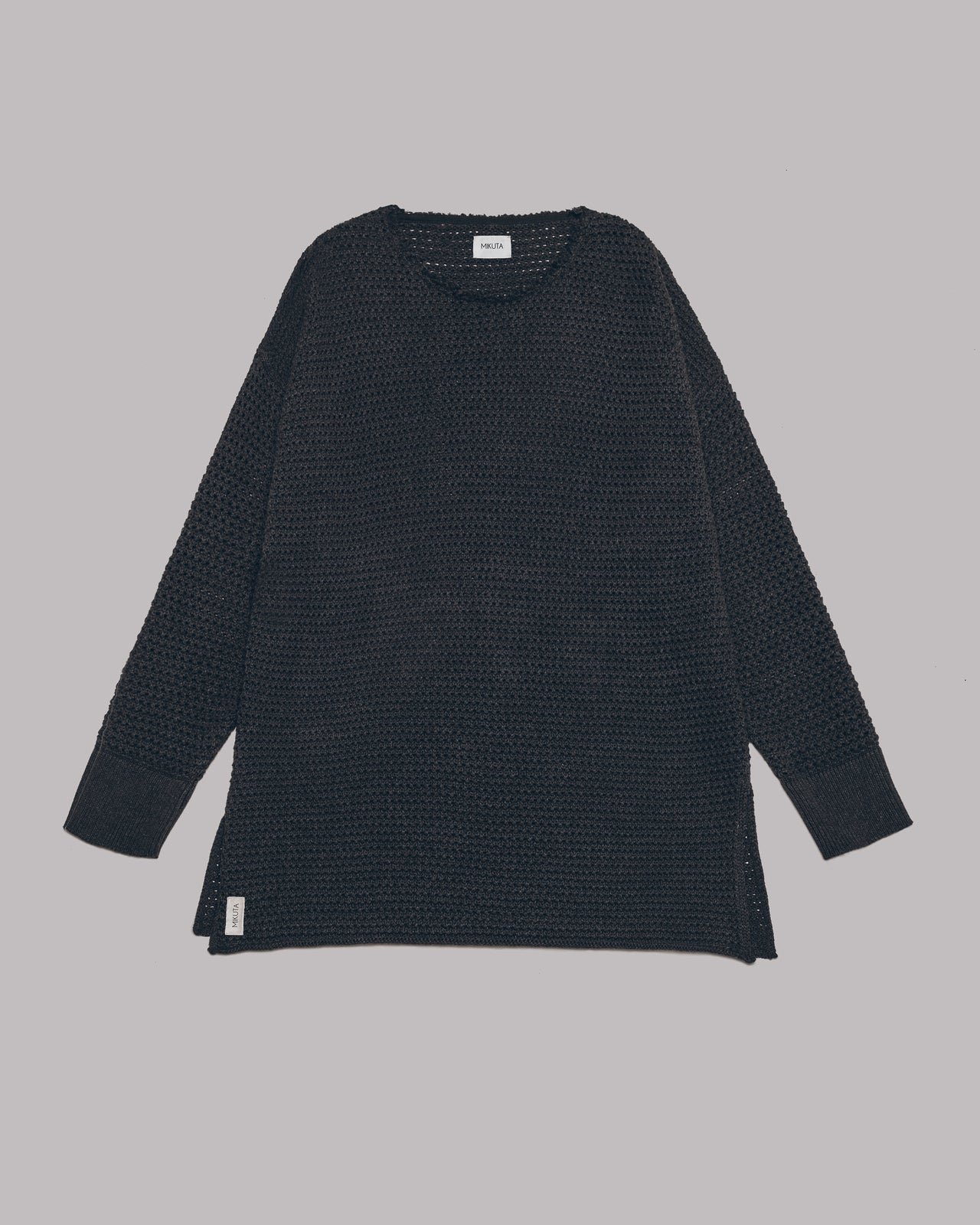 The Dark Long Knitted Sweater - Product photo