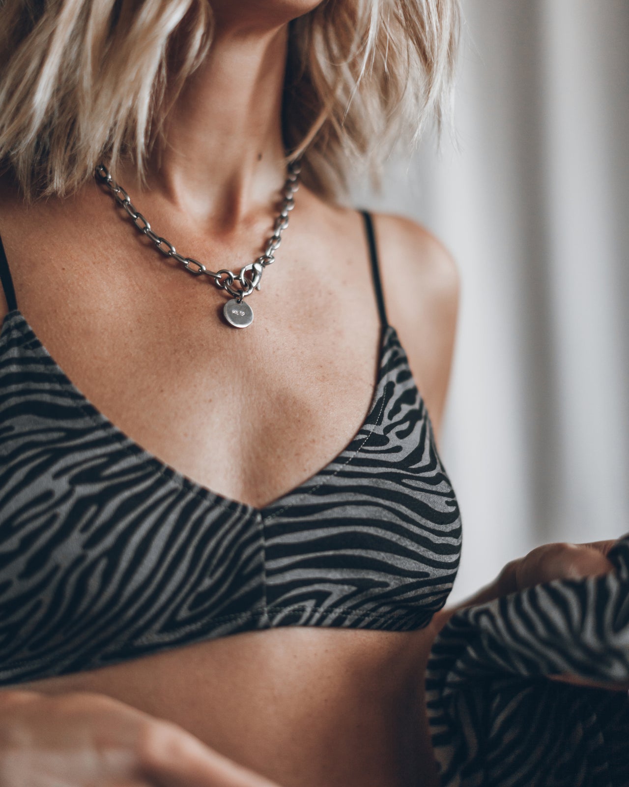 The Dark Zebra Soft Bralette