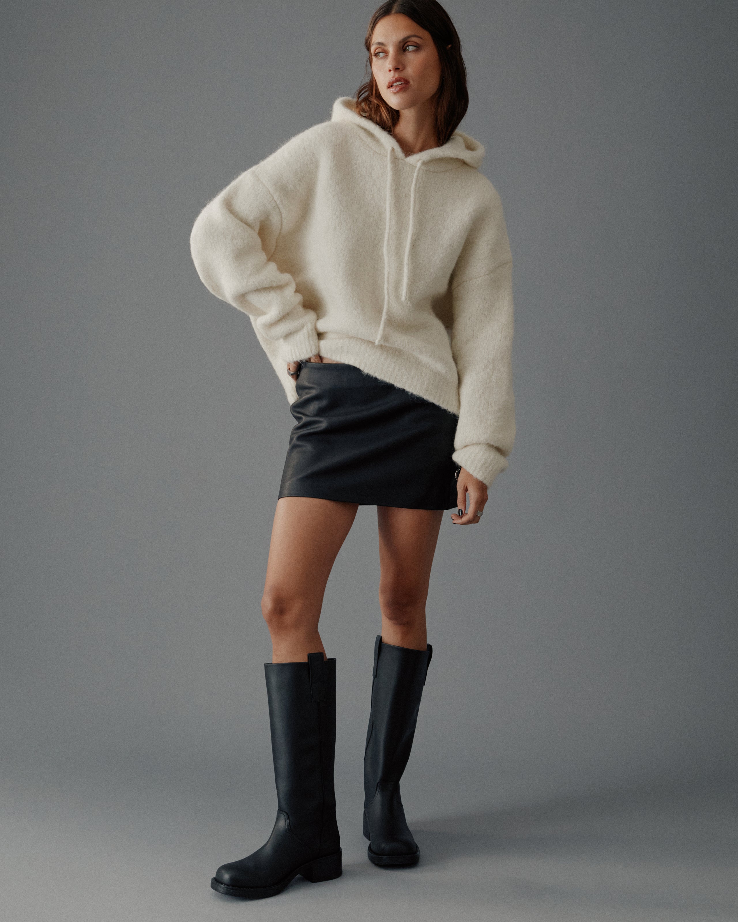 The Leather Long Boots