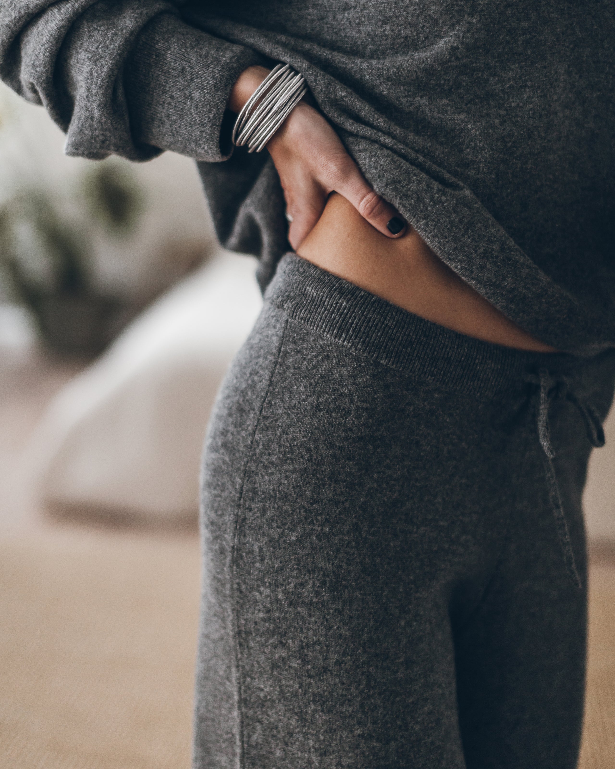 The Grey Cashmere Knitted Sweater The Grey Cashmere Knitted Pants Studio Jacqueline - Product photo